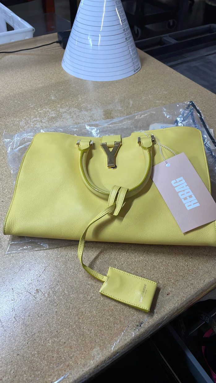 Classic Y Cabas Leather Small - Deep Luxury