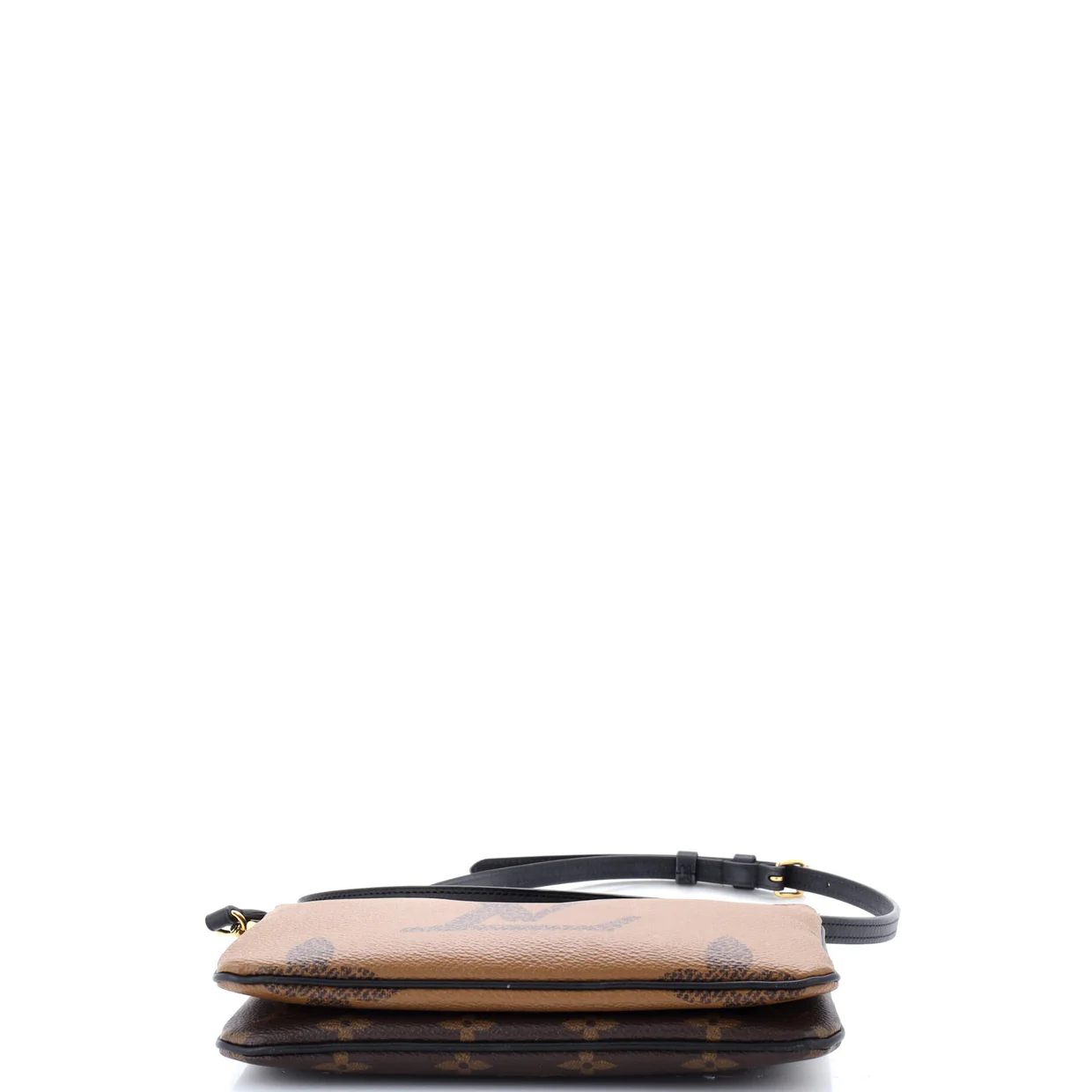 Double Zip Pochette Reverse Monogram Giant - Deep Luxury