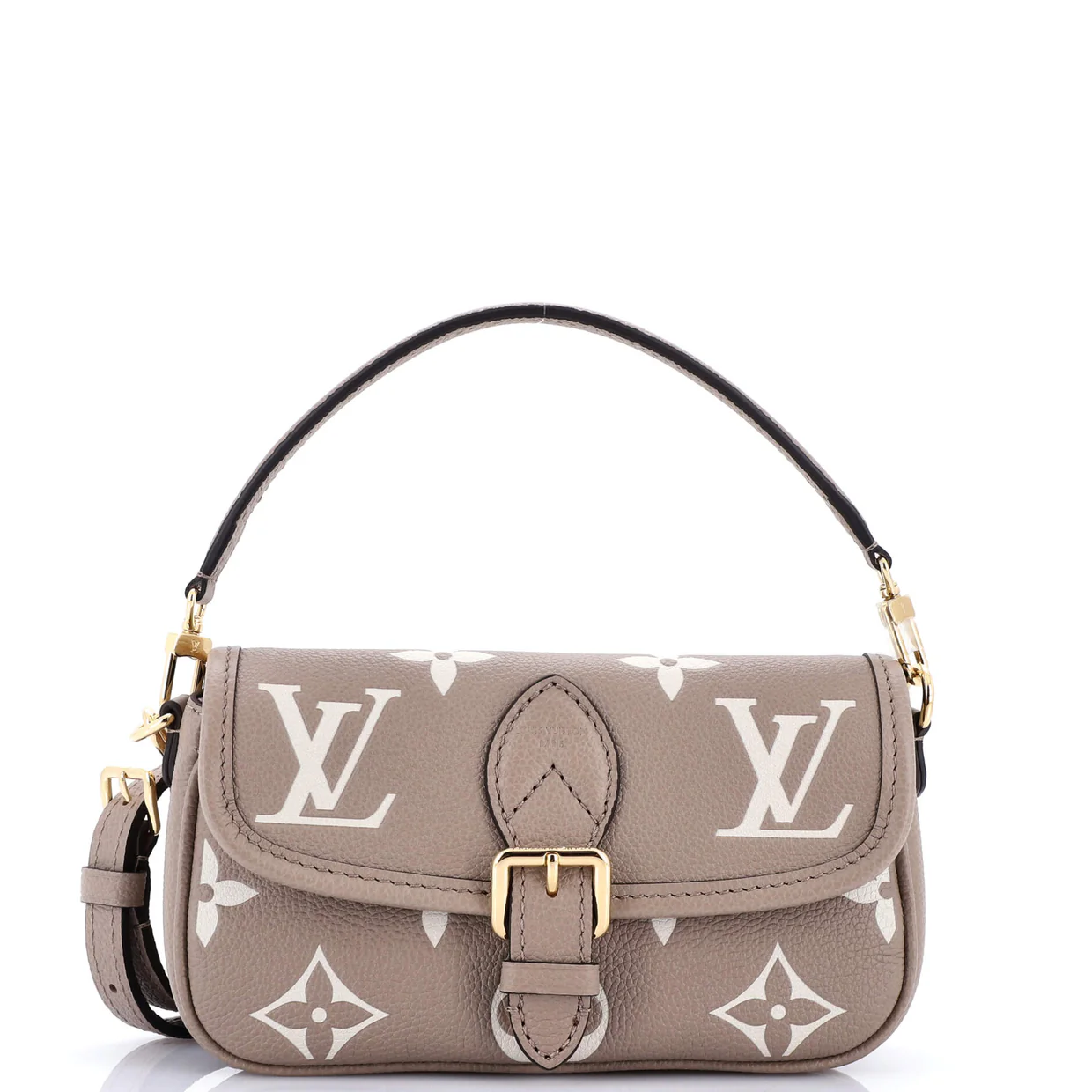 Diane NM Handbag Bicolor Monogram Empreinte Giant - Deep Luxury