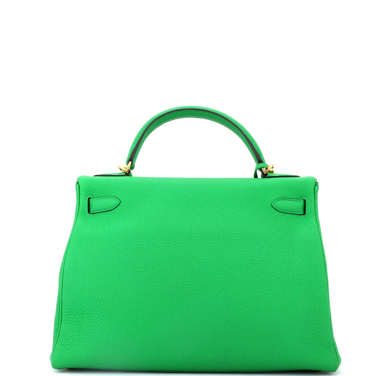 Kelly Handbag Bamboo Togo with Gold Hardware 32 - Deep Luxury