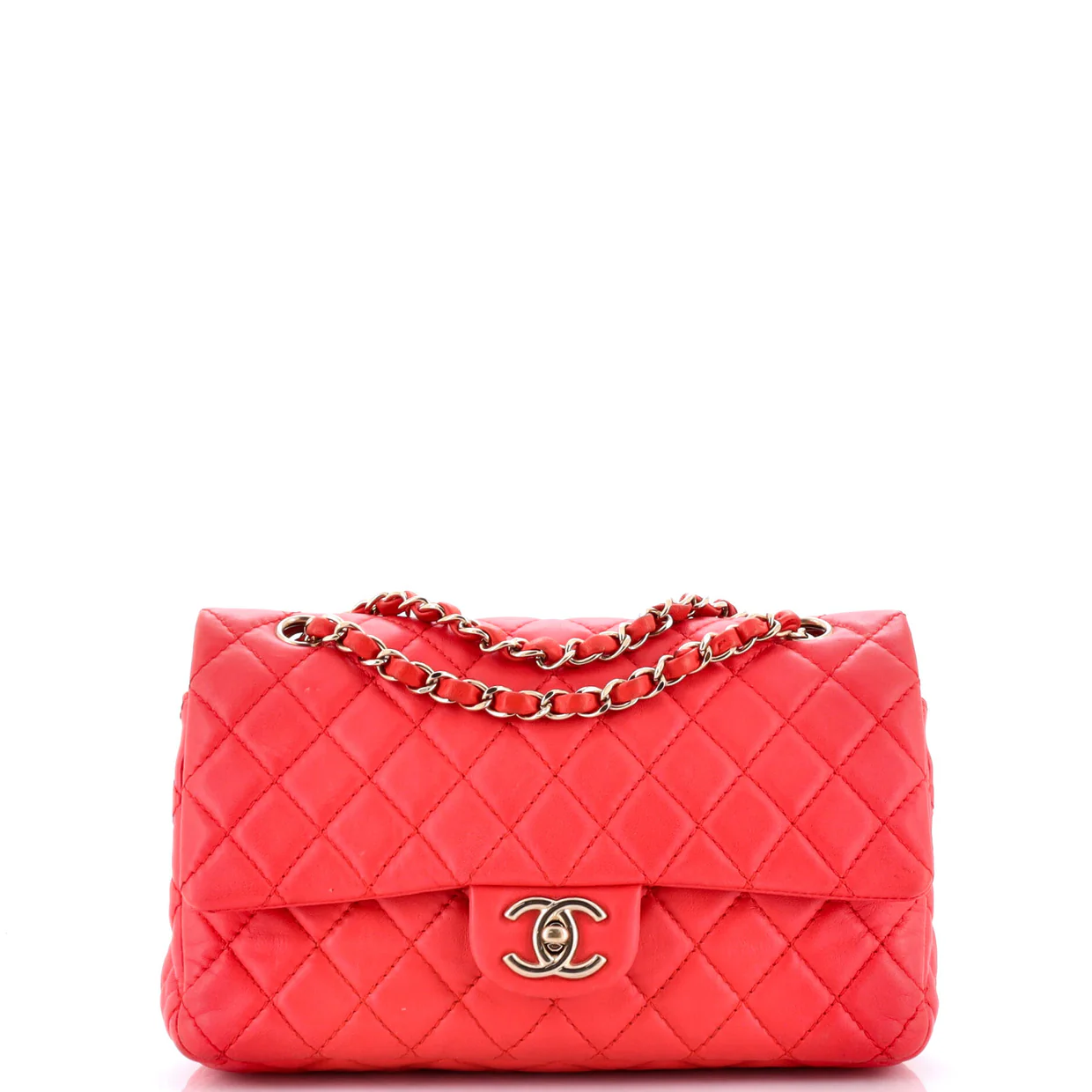 Classic Soft Flap Bag Quilted Lambskin Medium - Deep Luxury