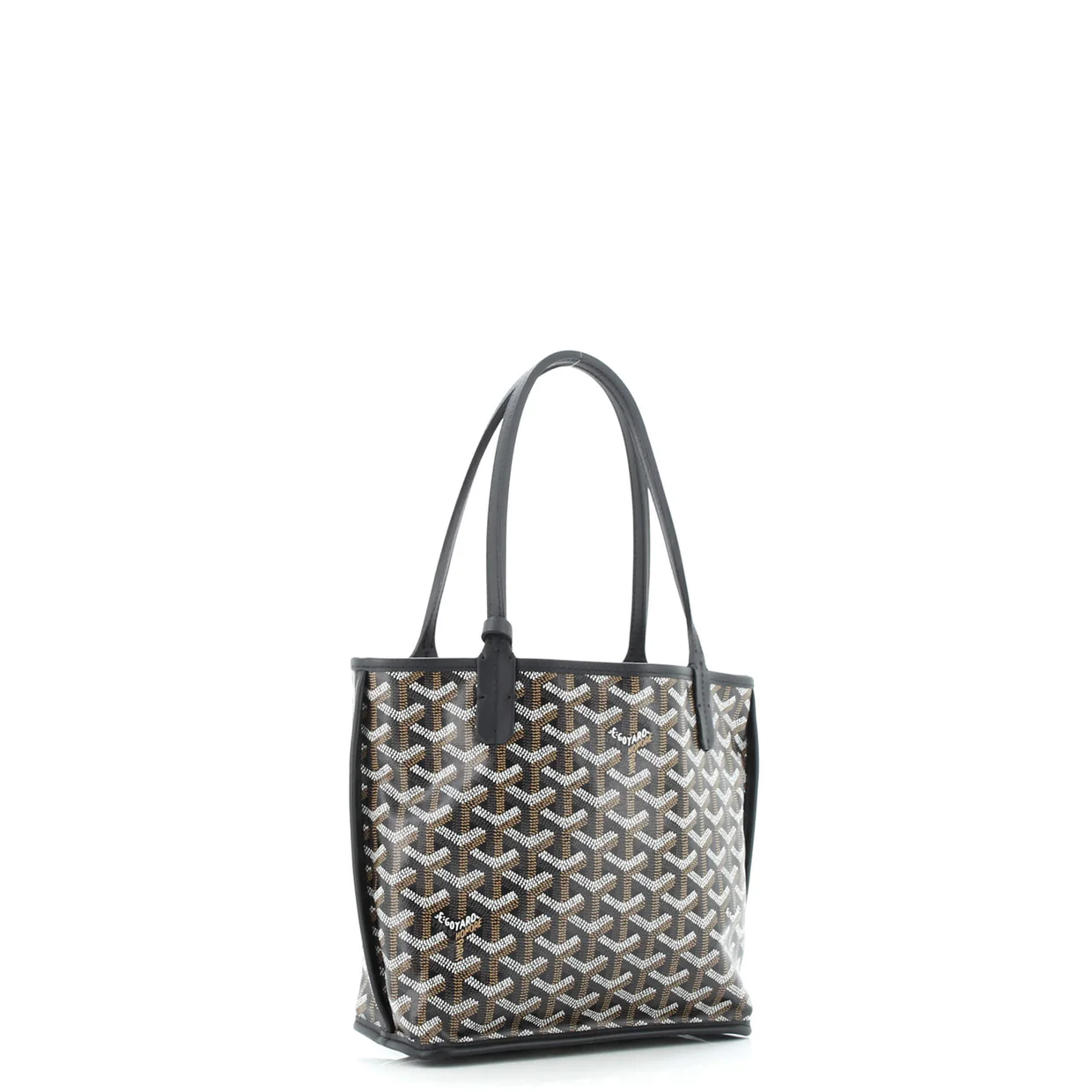 Anjou Reversible Tote Coated Canvas Mini - Deep Luxury