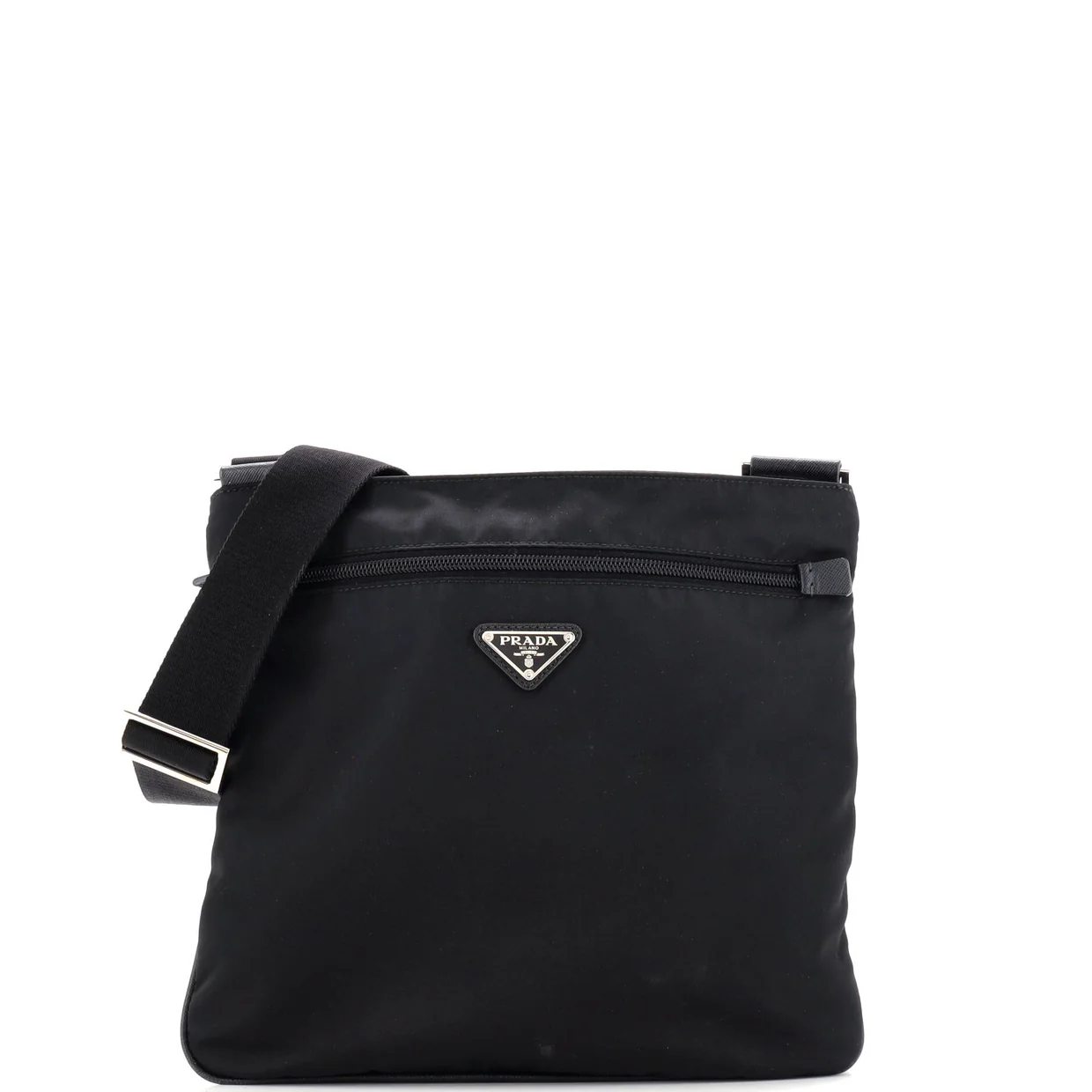 Front Pocket Messenger Bag Tessuto Medium - Deep Luxury