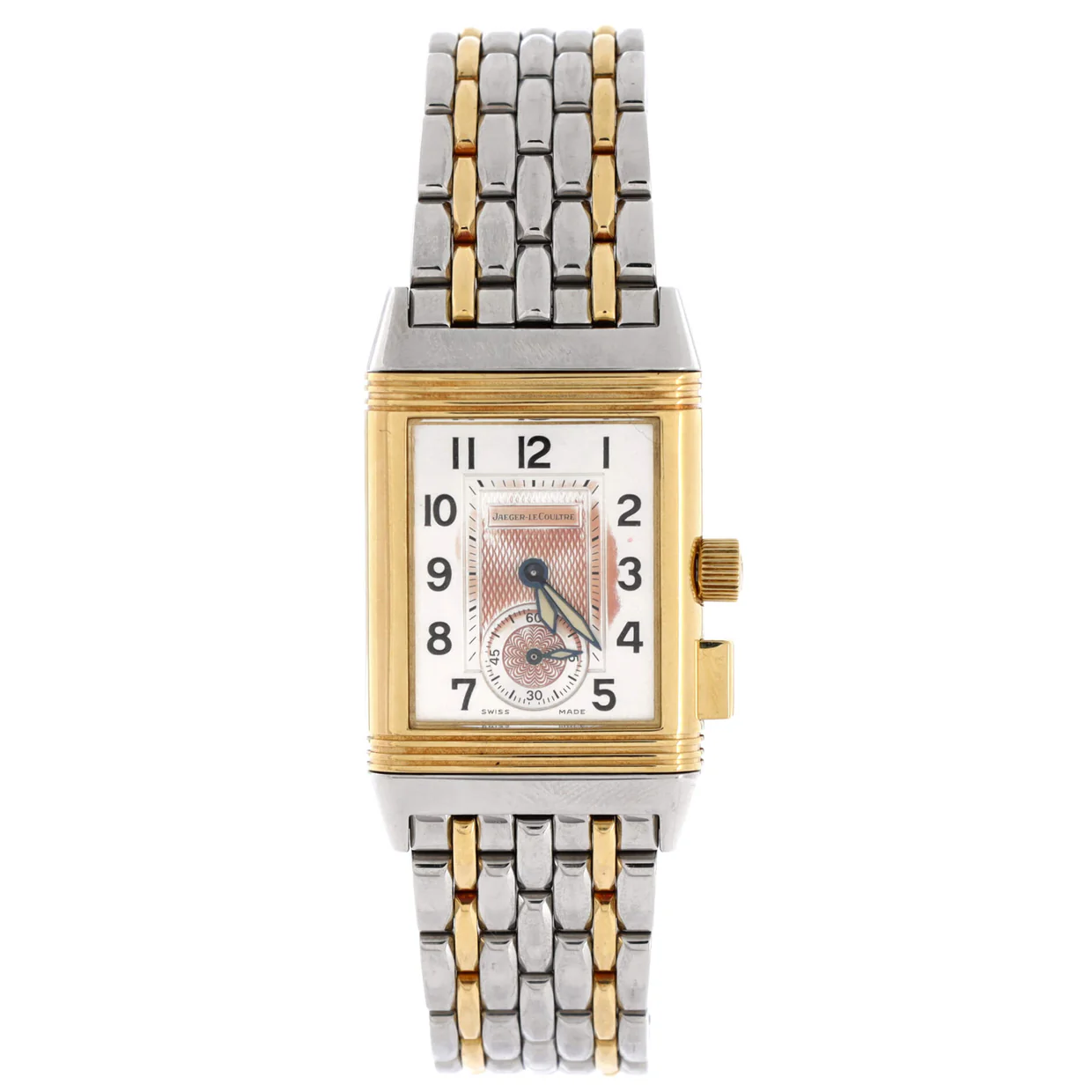 Reverso Grande Taille Manual Watch Stainless Steel and Yellow Gold 23 - Deep Luxury