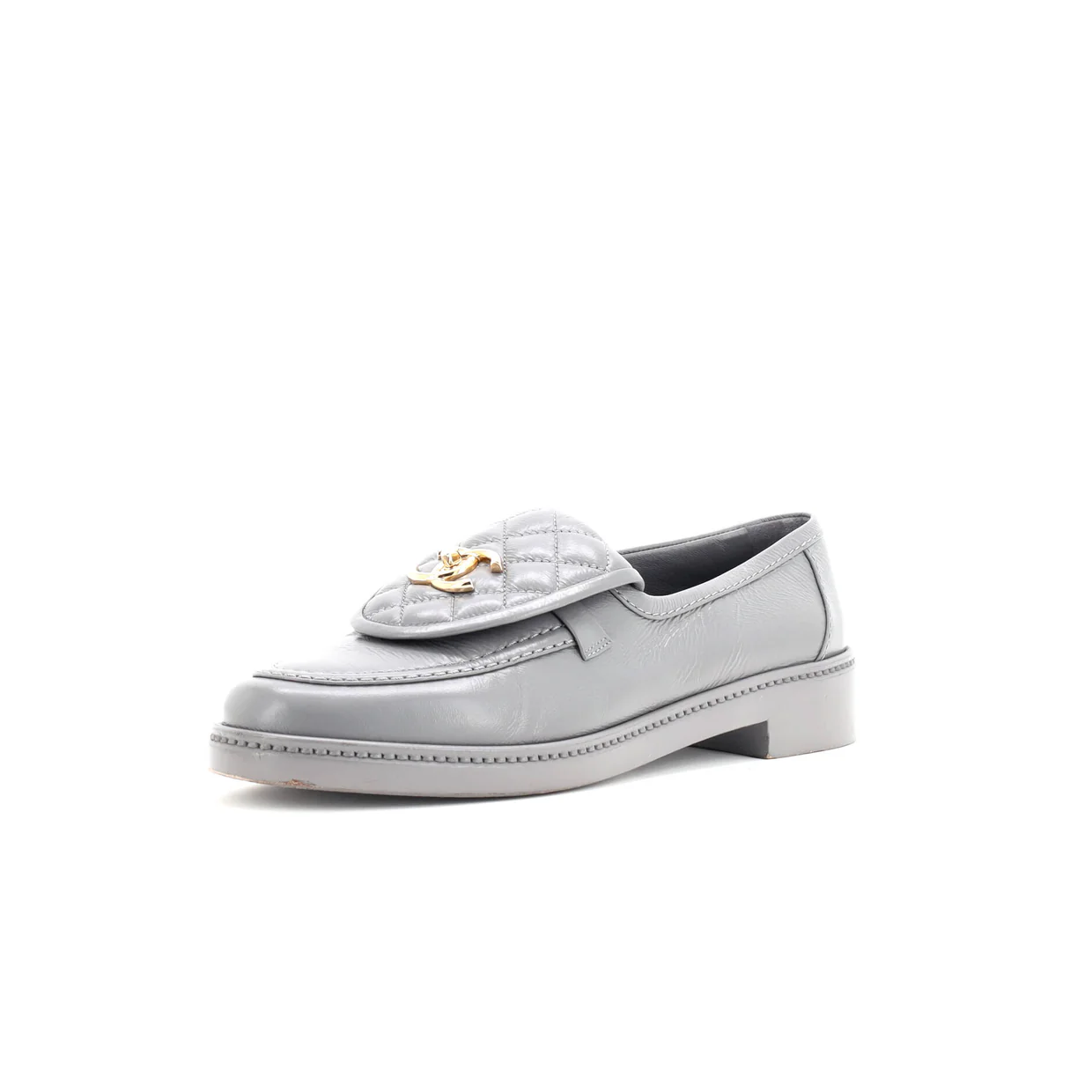 Women's CC Loafers Quilted Leather - Deep Luxury