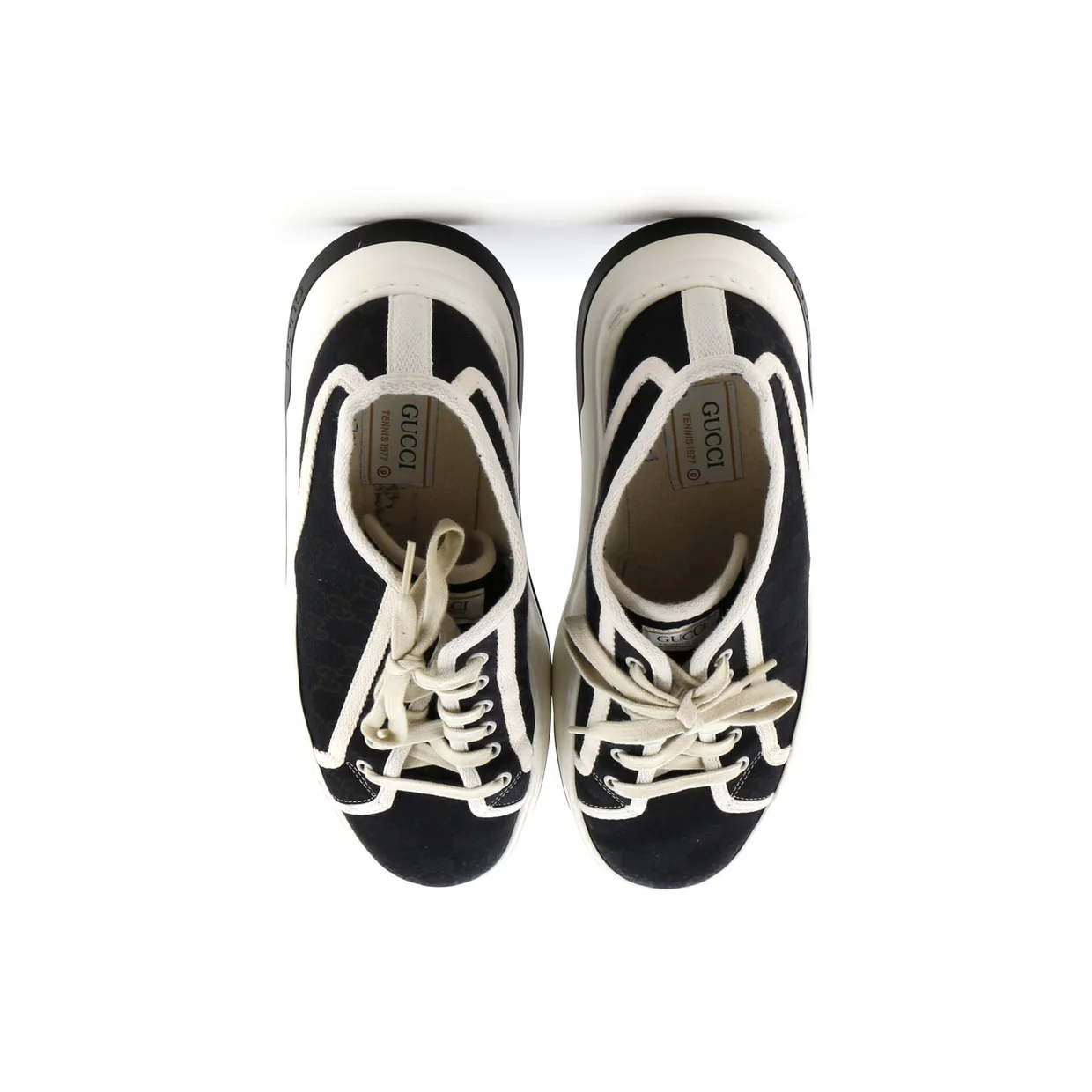 Men's Tennis Trek Sneakers GG Canvas - Deep Luxury