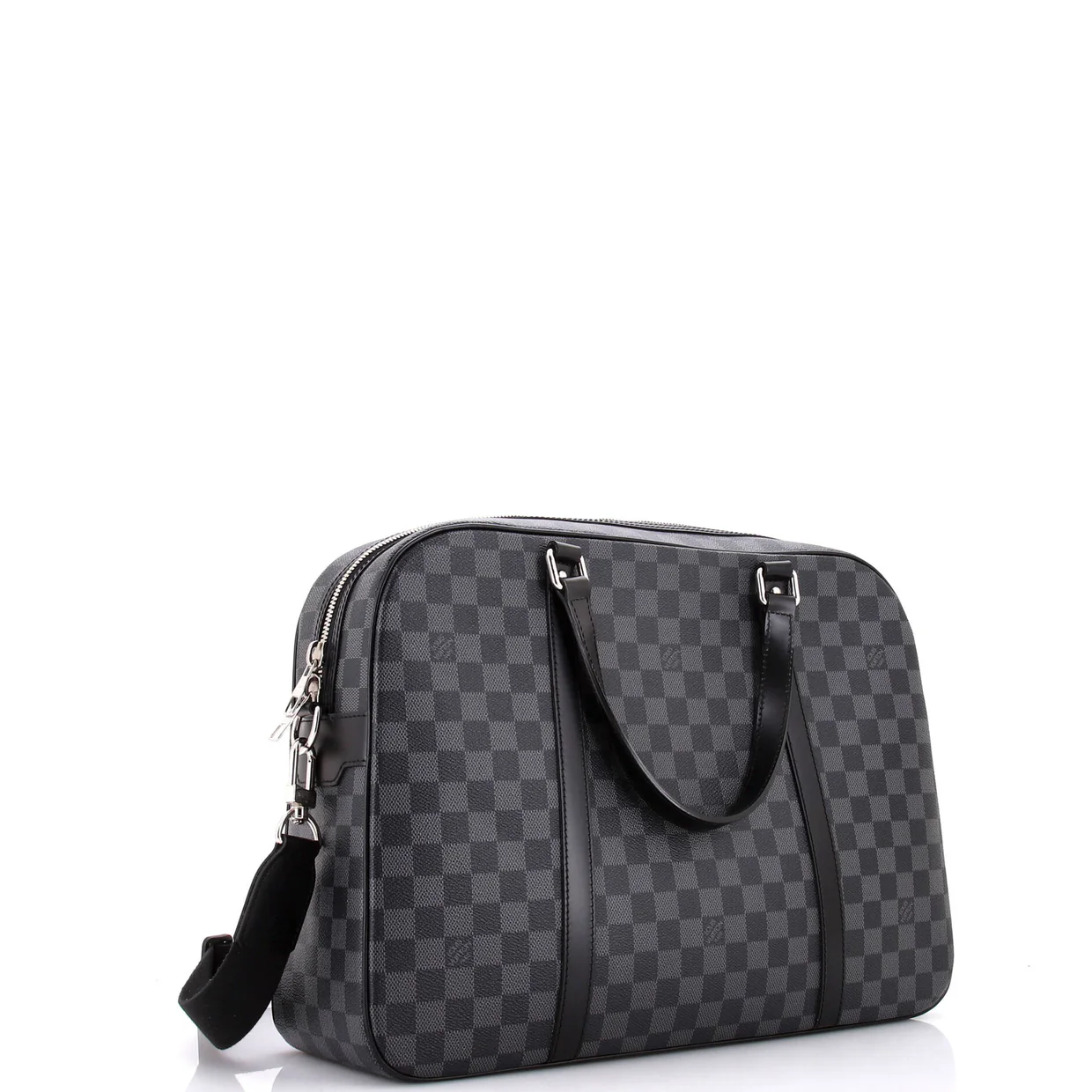 Jorn Briefcase Damier Graphite - Deep Luxury