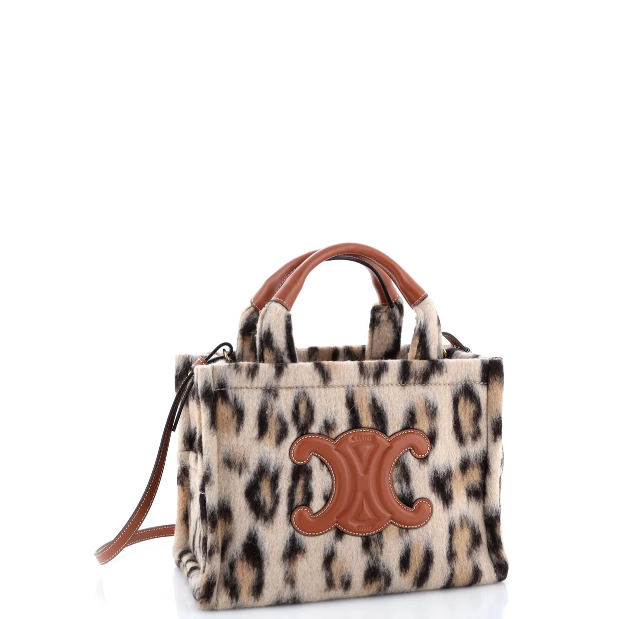 Cabas Thais Tote Printed Wool Small - Deep Luxury
