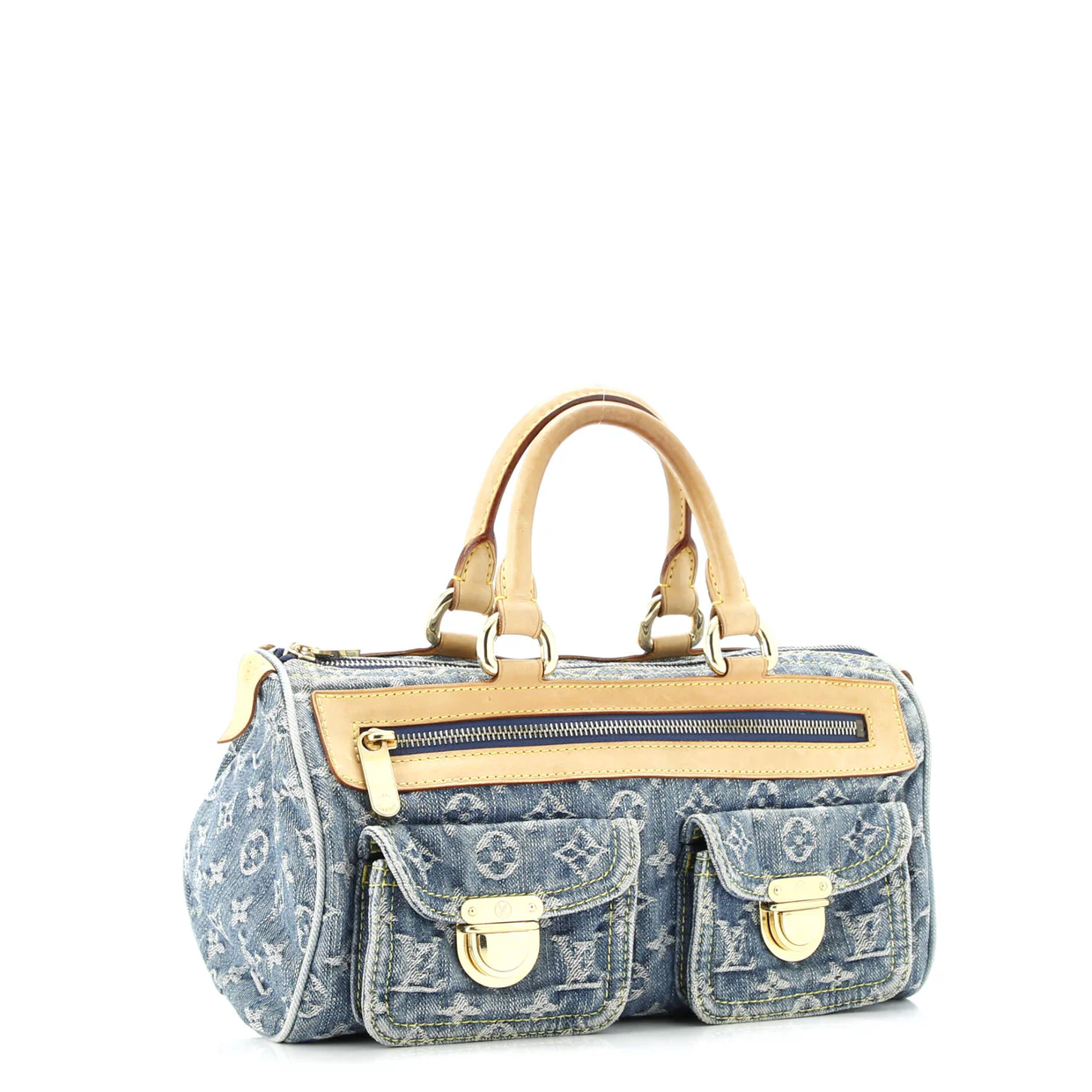 Neo Speedy Bag Denim - Deep Luxury