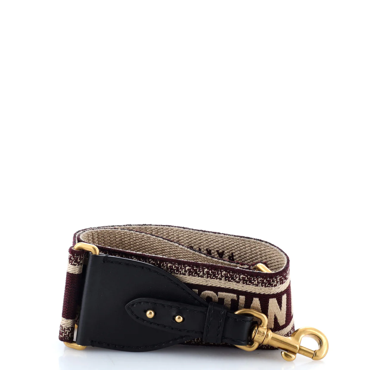 Logo Shoulder Strap Embroidered Canvas Thin - Deep Luxury