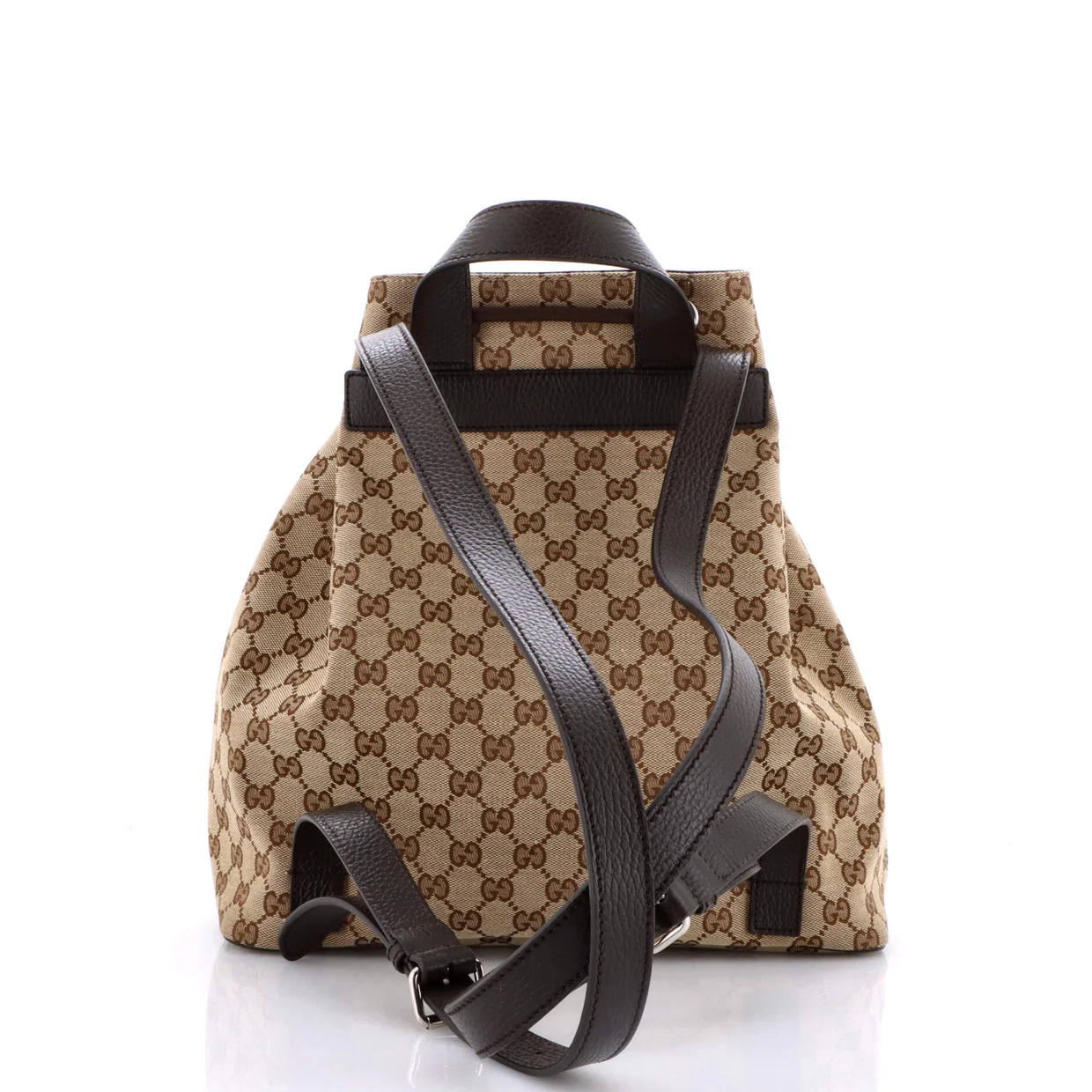 Drawstring Backpack GG Canvas Medium - Deep Luxury