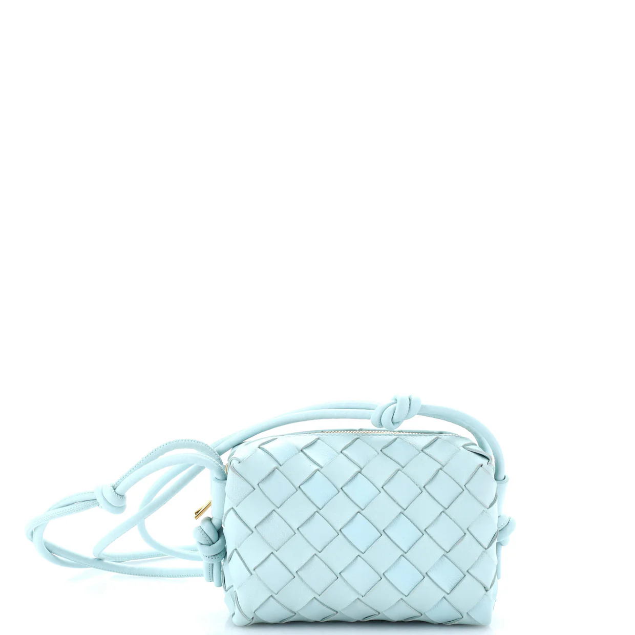 Loop Crossbody Bag Intrecciato Nappa Mini - Deep Luxury