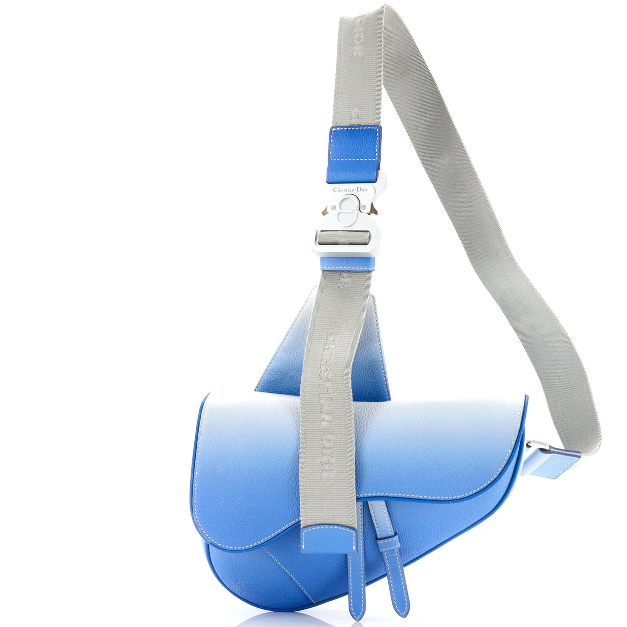 Saddle Crossbody Bag Ombre Leather - Deep Luxury