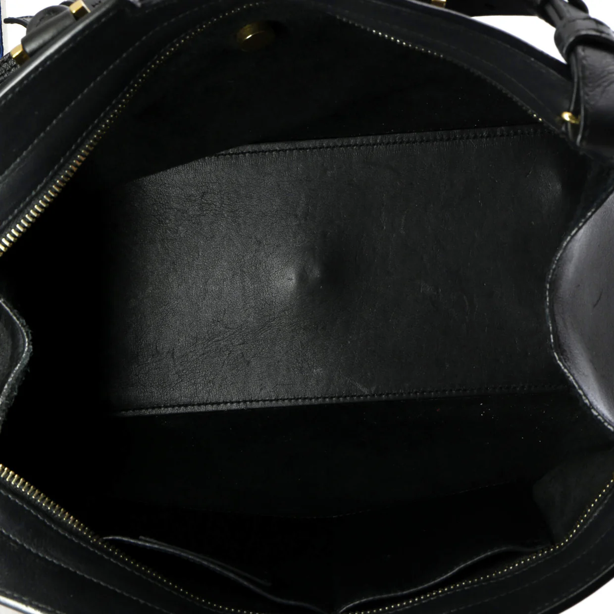 Classic Y Cabas Leather Small - Deep Luxury