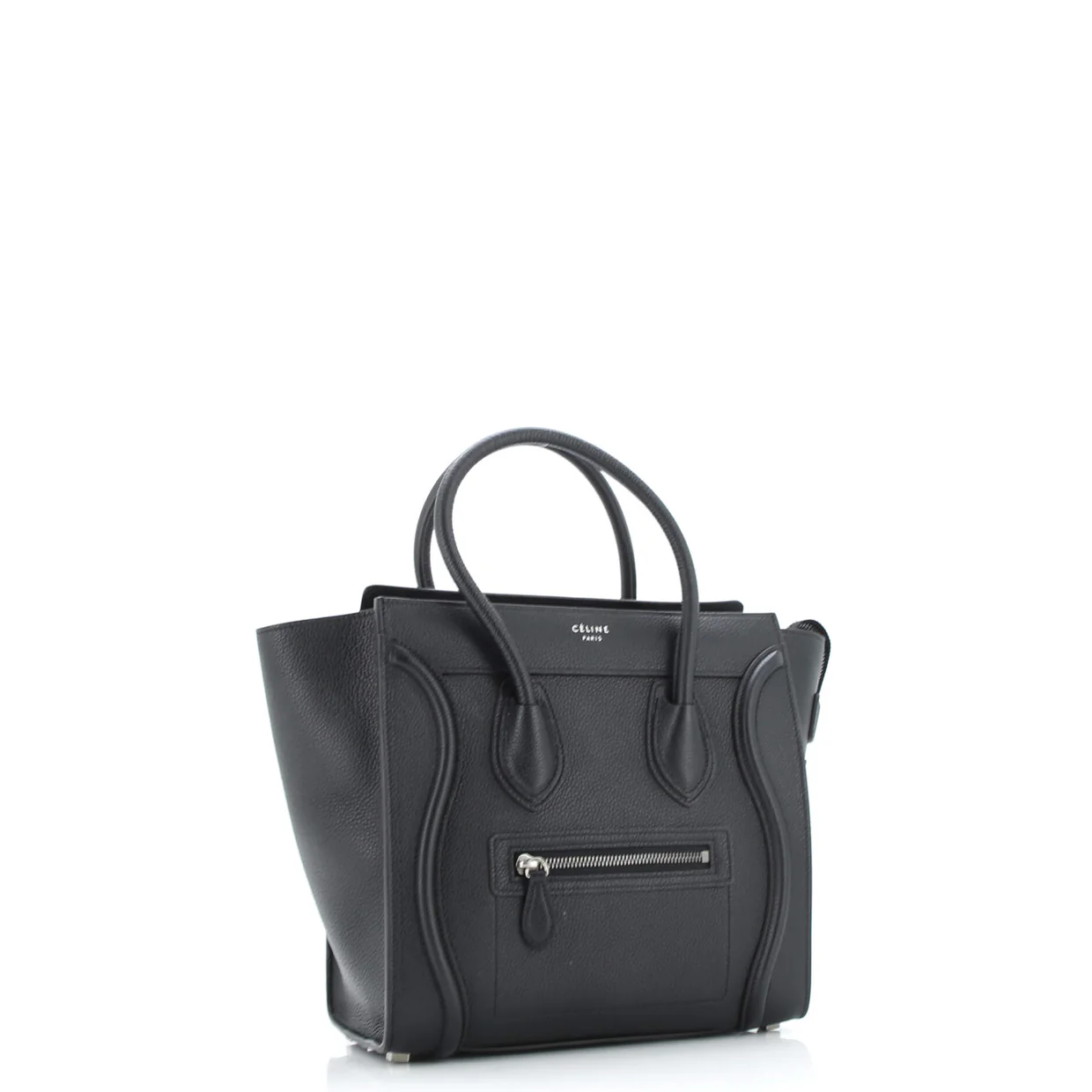 Luggage Bag Grainy Leather Micro - Deep Luxury