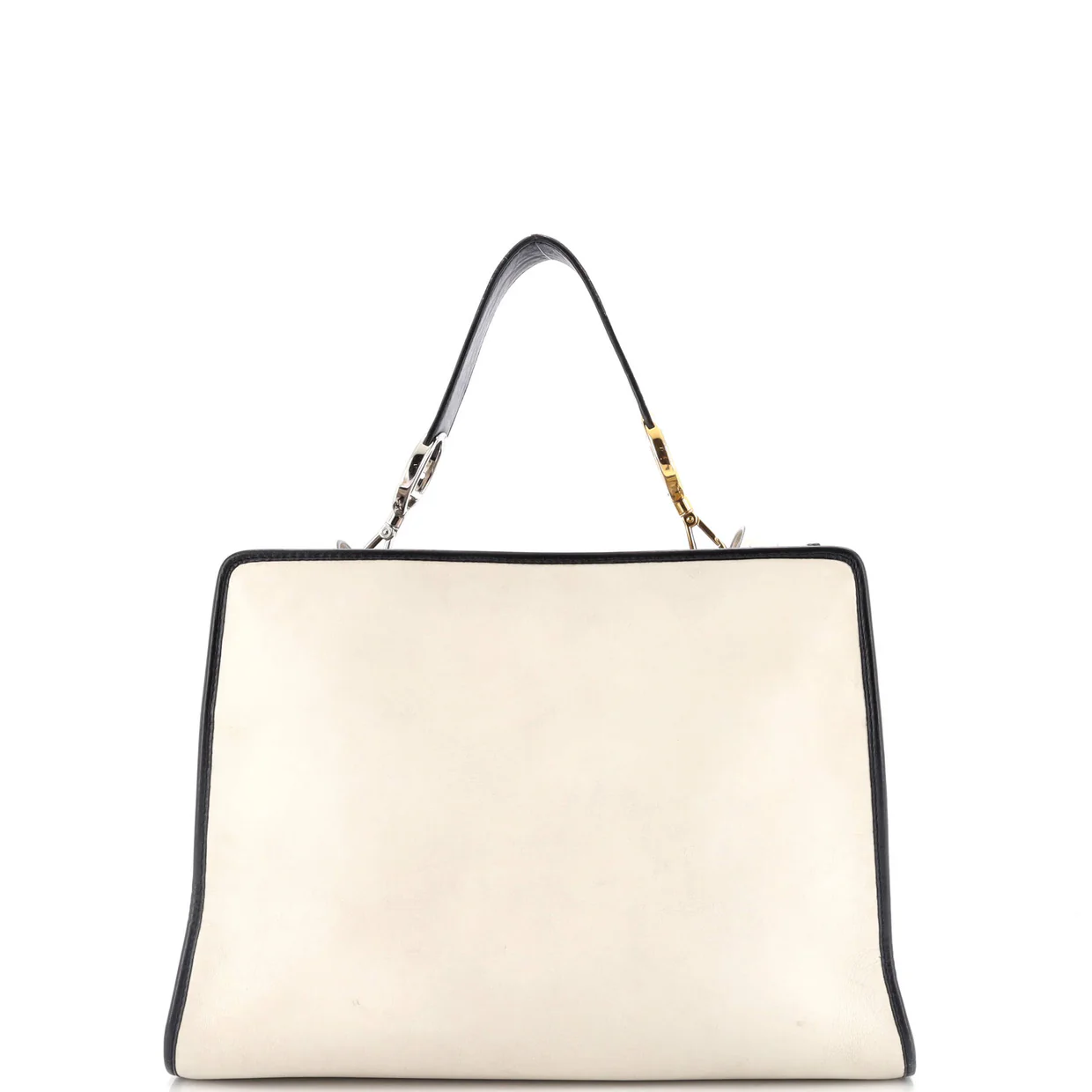 Runaway Bag Leather and Zucca Velvet Small - Deep Luxury