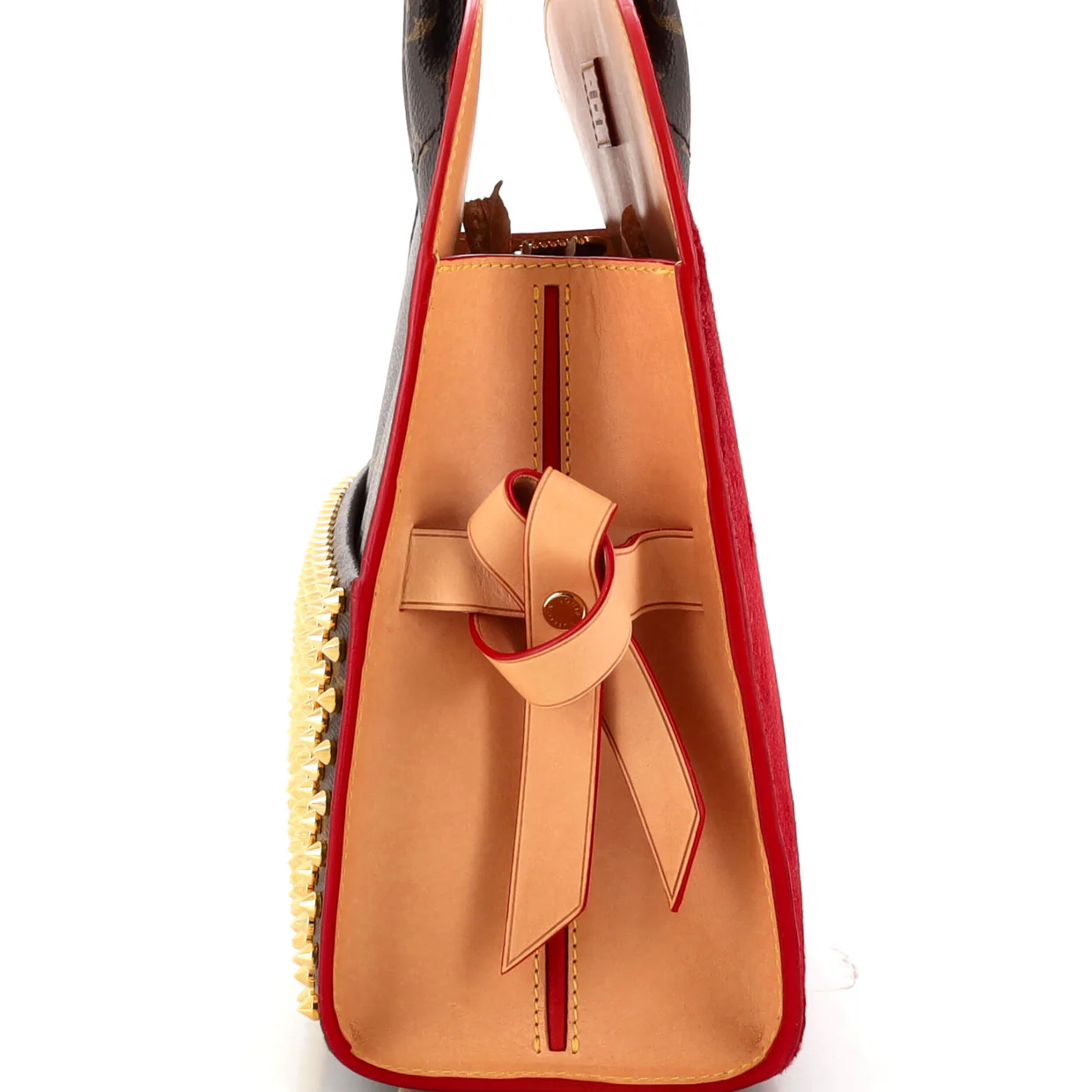 x Christian Louboutin Shopping Bag Calf Hair and Monogram Canvas - Deep Luxury