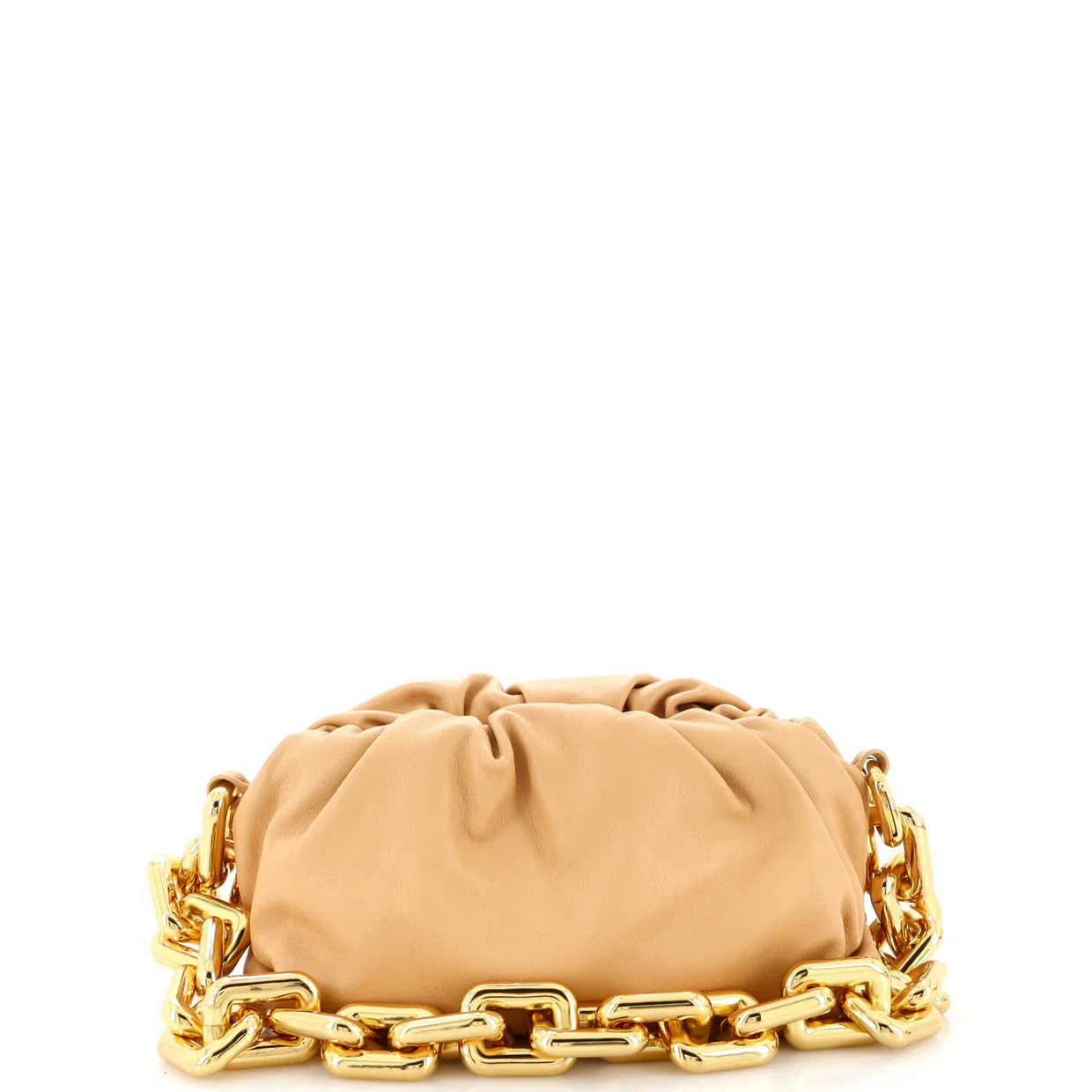 The Chain Pouch Leather Teen - Deep Luxury
