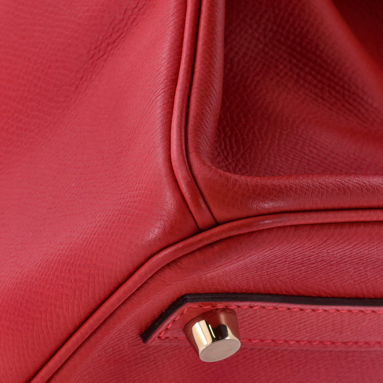 Birkin Handbag Rouge Casaque Epsom with Gold Hardware 30 - Deep Luxury