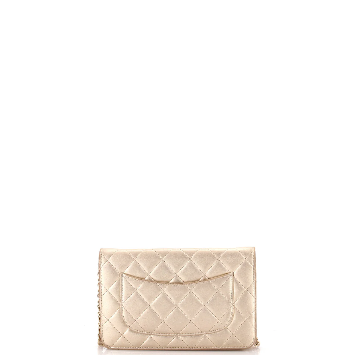 Wallet on Chain Quilted Lambskin - Deep Luxury
