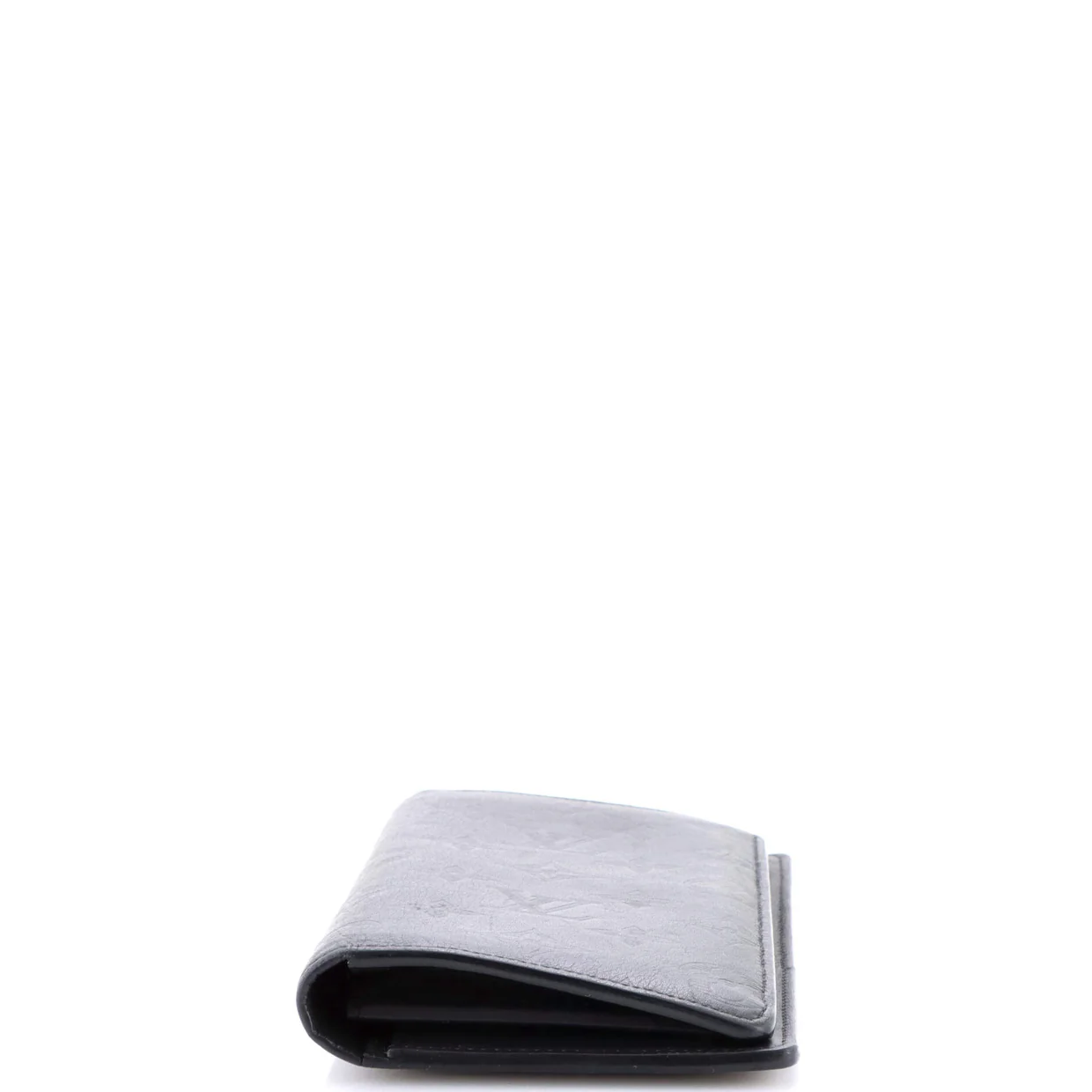 Brazza Wallet Monogram Shadow Leather - Deep Luxury