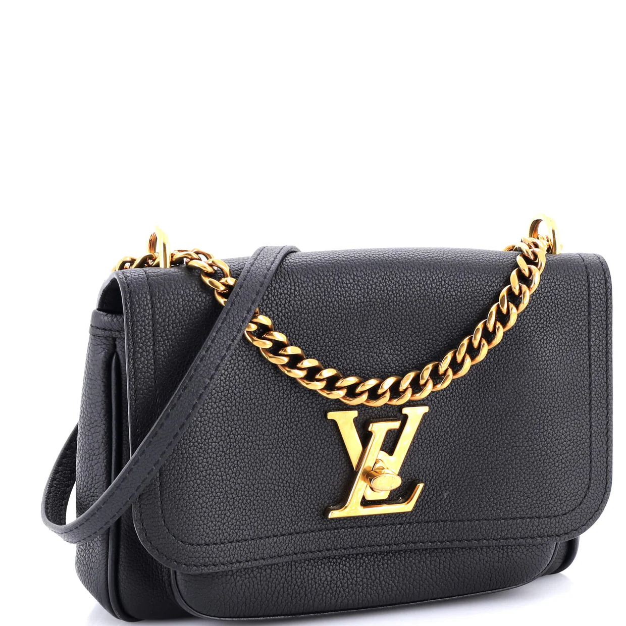 Lockme Chain Bag Leather - Deep Luxury
