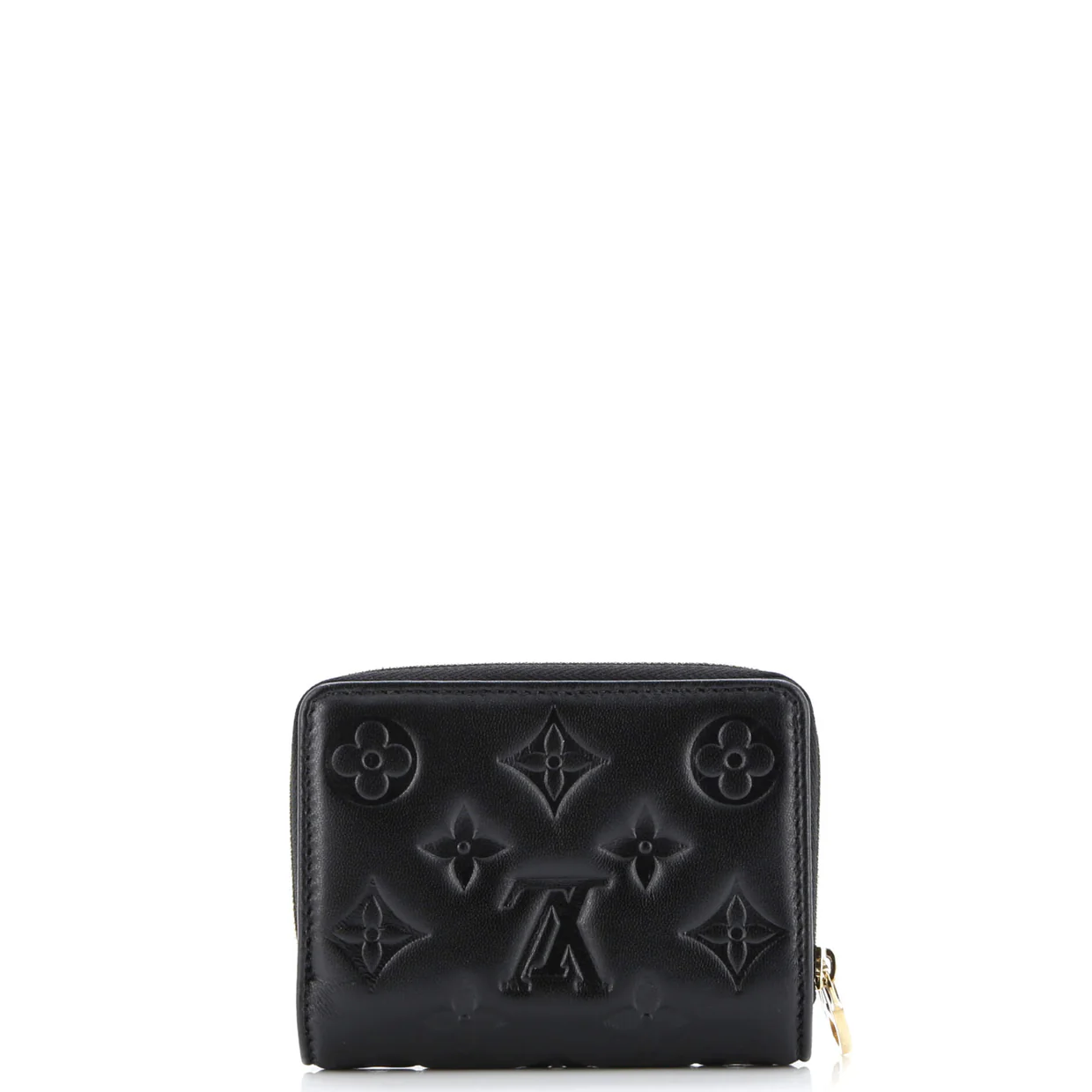 Coussin Lou Wallet Monogram Embossed Lambskin - Deep Luxury
