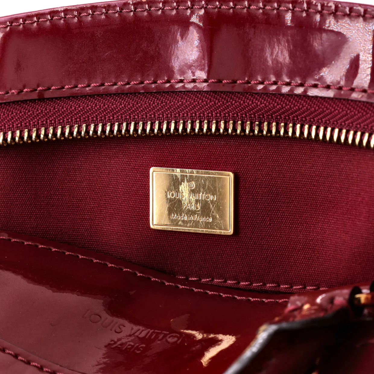 Brea NM Handbag Monogram Vernis MM - Deep Luxury