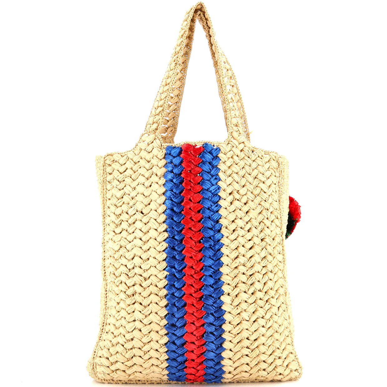 Blondie NM Open Tote Raffia Small - Deep Luxury