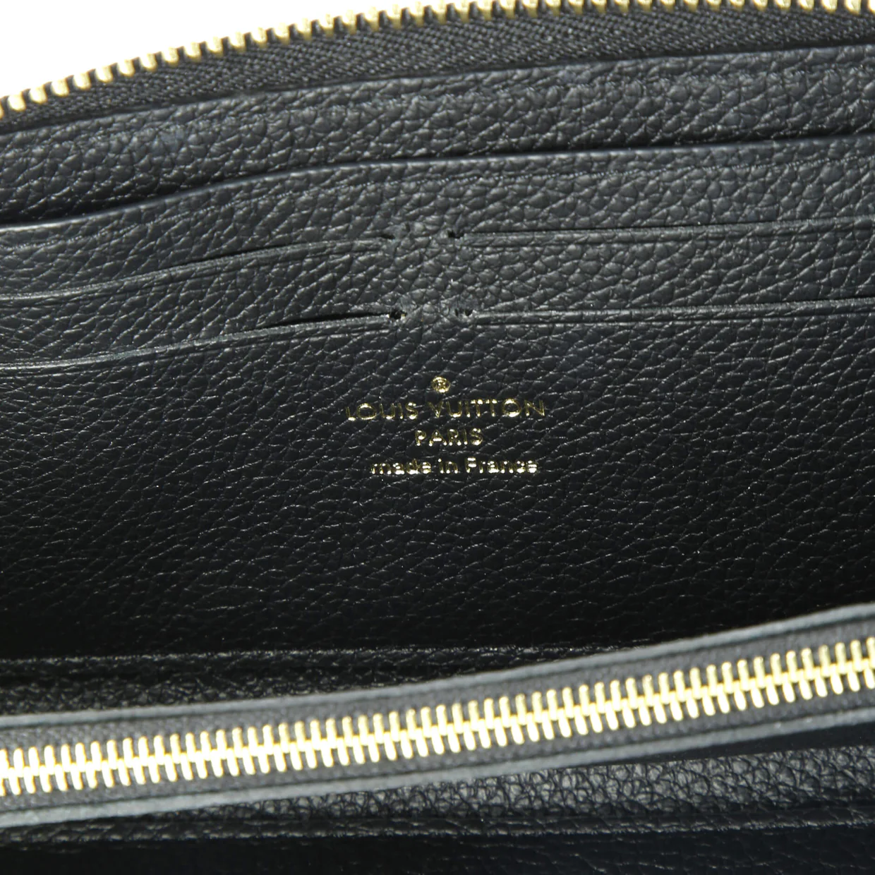 Clemence Wallet Monogram Empreinte Leather - Deep Luxury