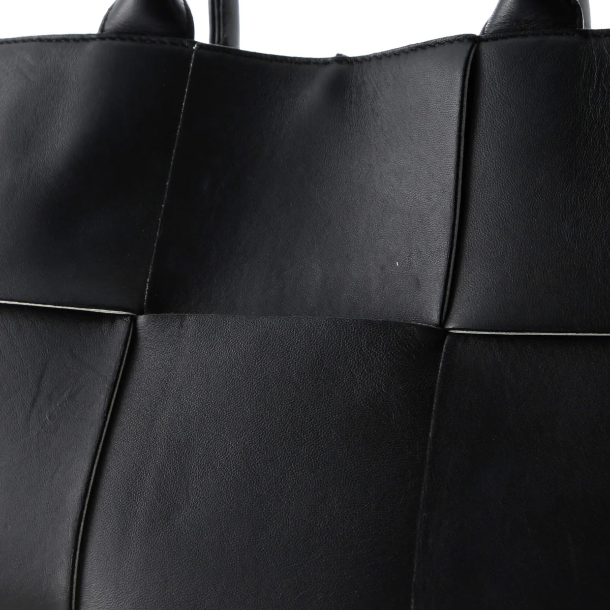 Arco Tote Maxi Intrecciato Leather Small - Deep Luxury