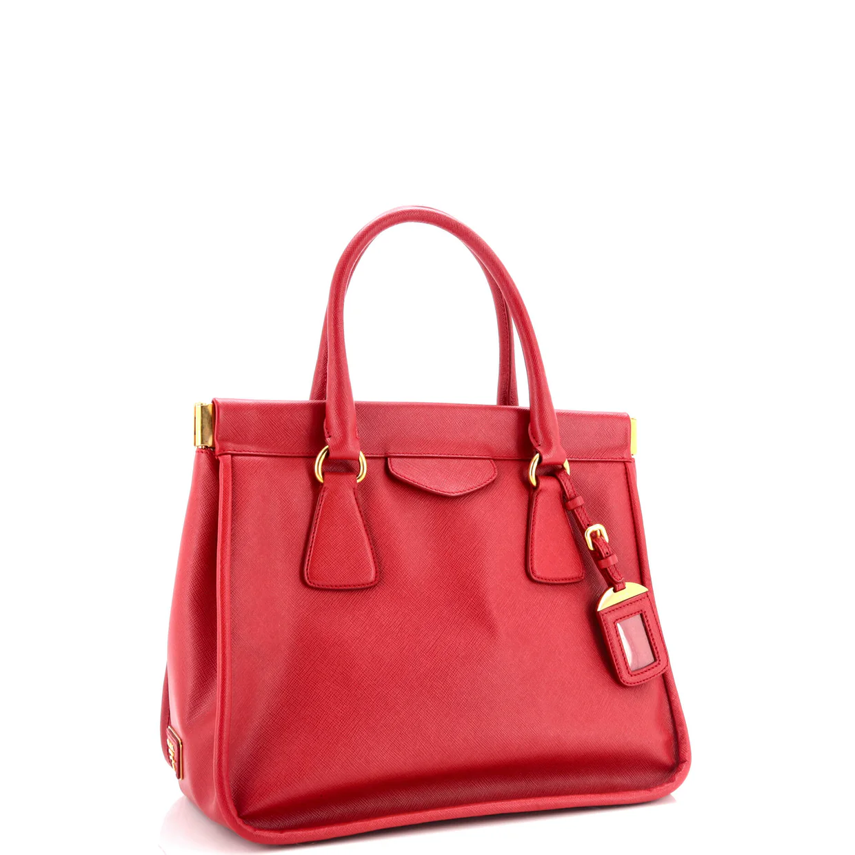Frame Tote Saffiano Leather Medium - Deep Luxury