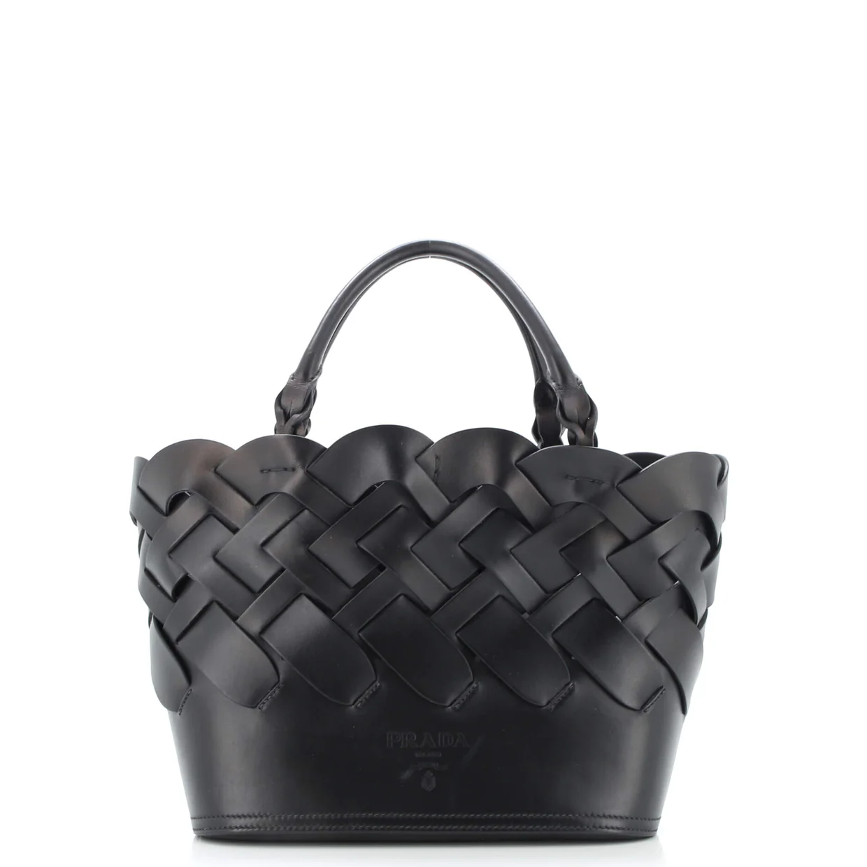 Tress Tote Leather Small - Deep Luxury