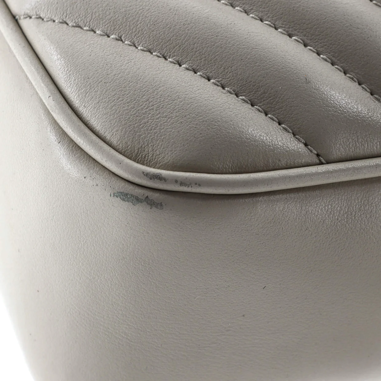 Lou Camera Bag Matelasse Chevron Leather Small - Deep Luxury