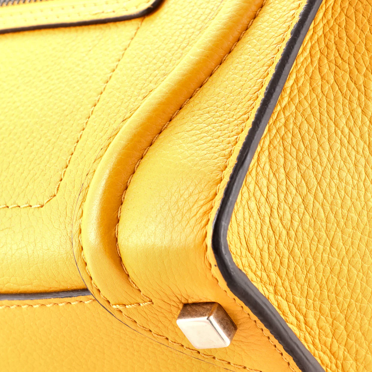 Luggage Bag Grainy Leather Micro - Deep Luxury
