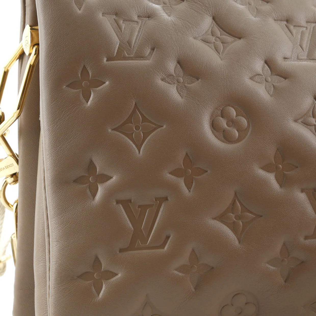 Coussin Bag Monogram Embossed Lambskin PM - Deep Luxury