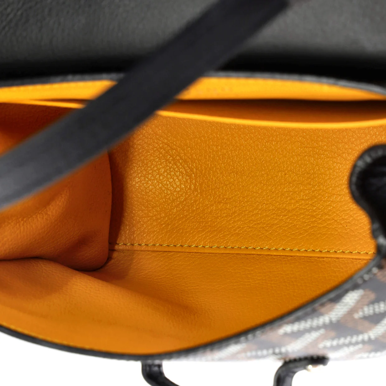 Saigon Top Handle Bag Coated Canvas with Leather Mini - Deep Luxury