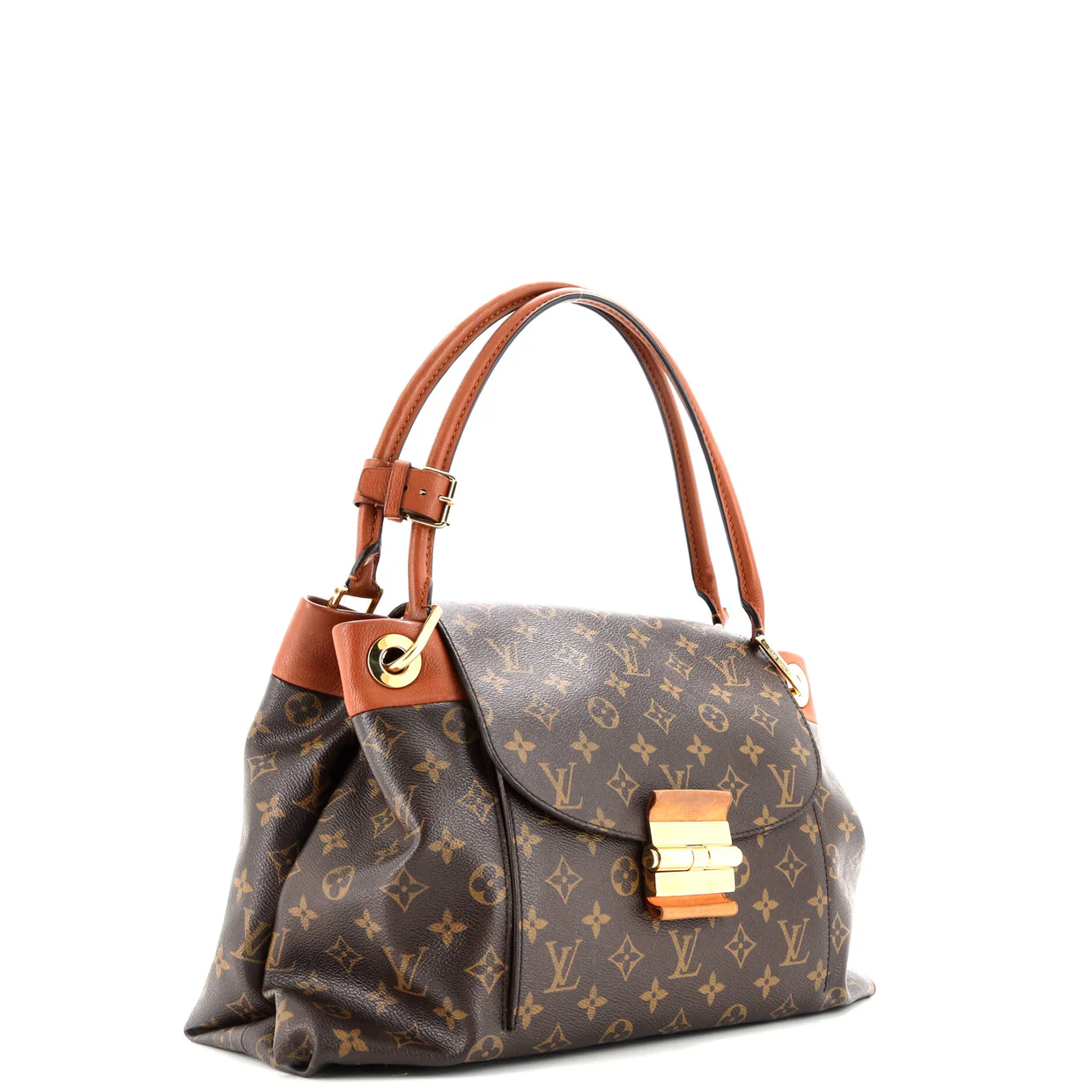 Olympe Handbag Monogram Canvas - Deep Luxury