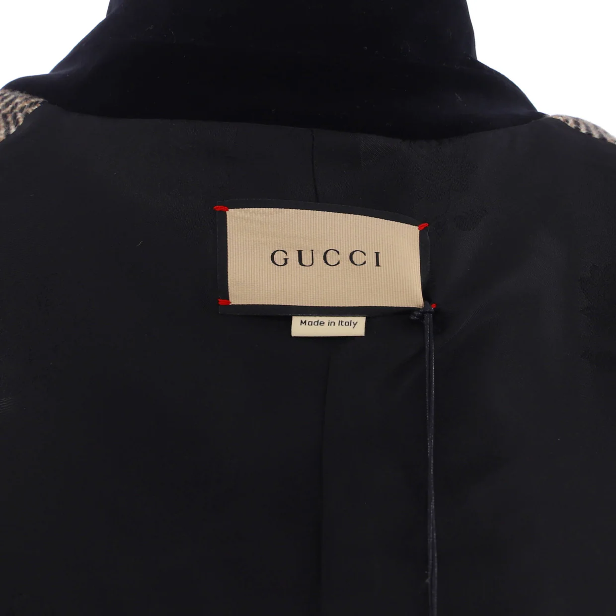 Women's Herringbone Button Up Jacket Wool Blend - Deep Luxury