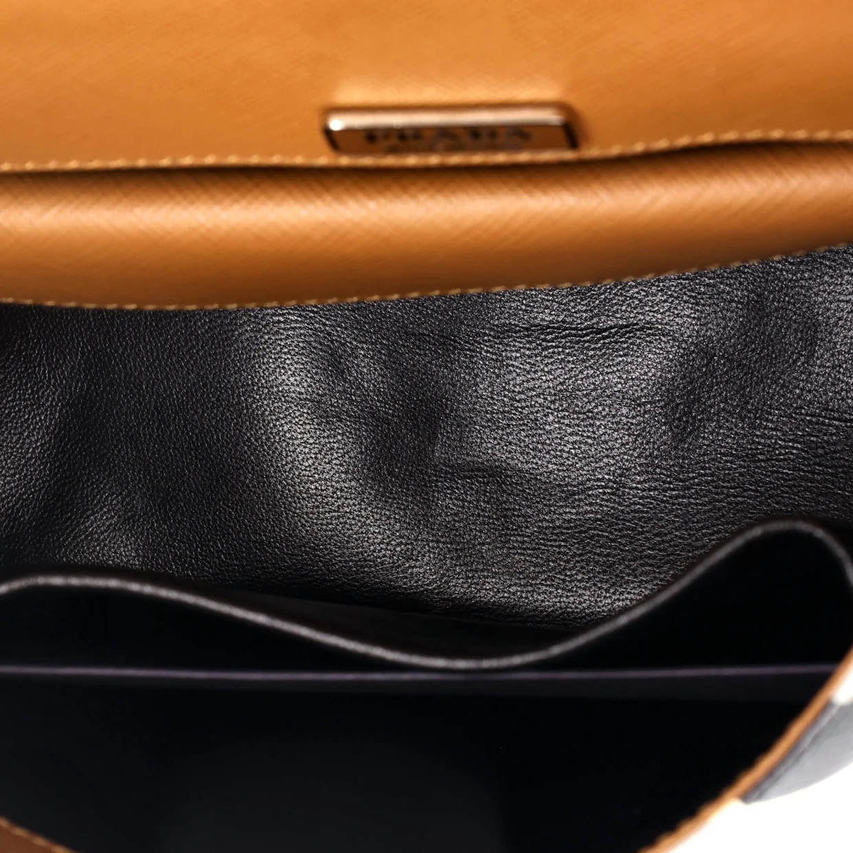 Chain Flap Bag Printed Saffiano Leather Medium - Deep Luxury