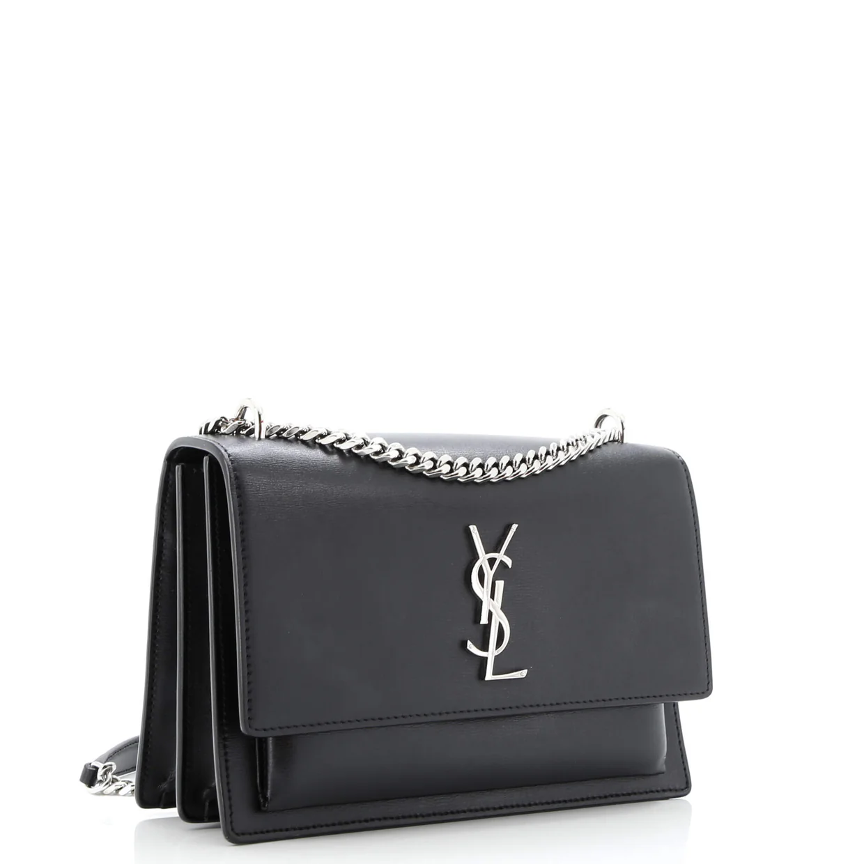 Sunset Crossbody Bag Leather Medium - Deep Luxury