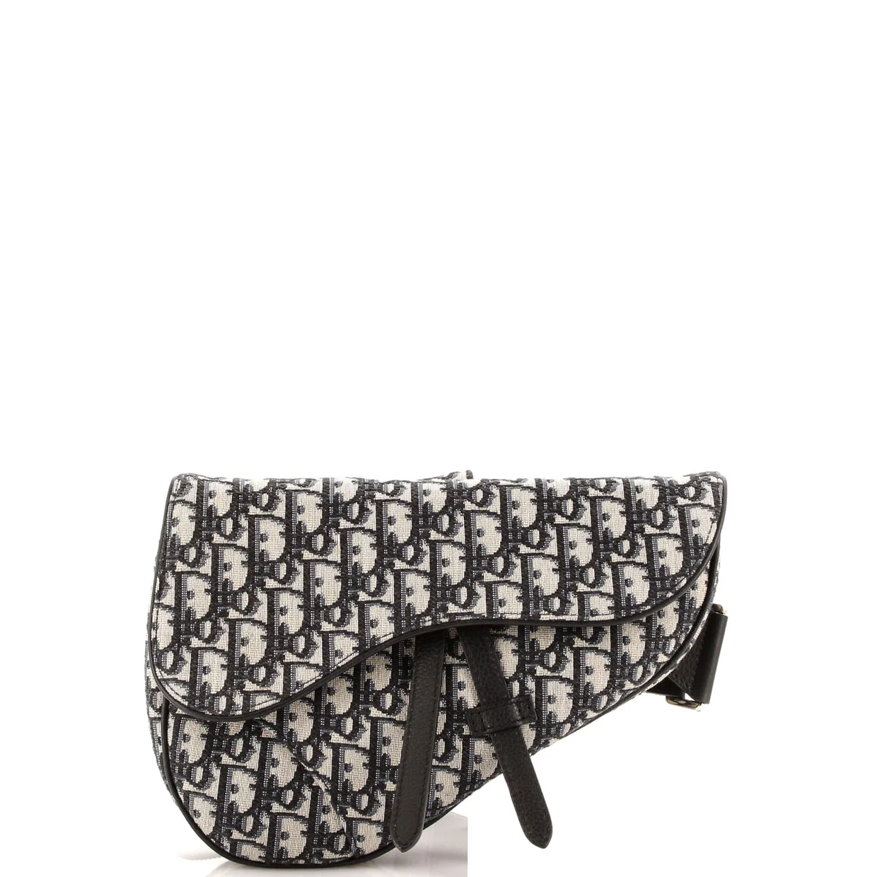 Saddle Crossbody Bag Oblique Canvas - Deep Luxury