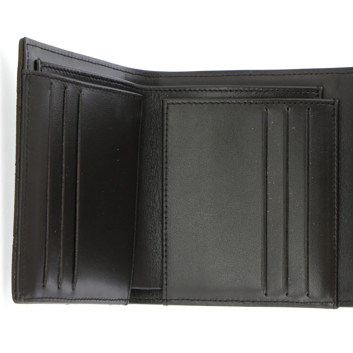 CC Compact Classic Flap Wallet Quilted Caviar - Deep Luxury