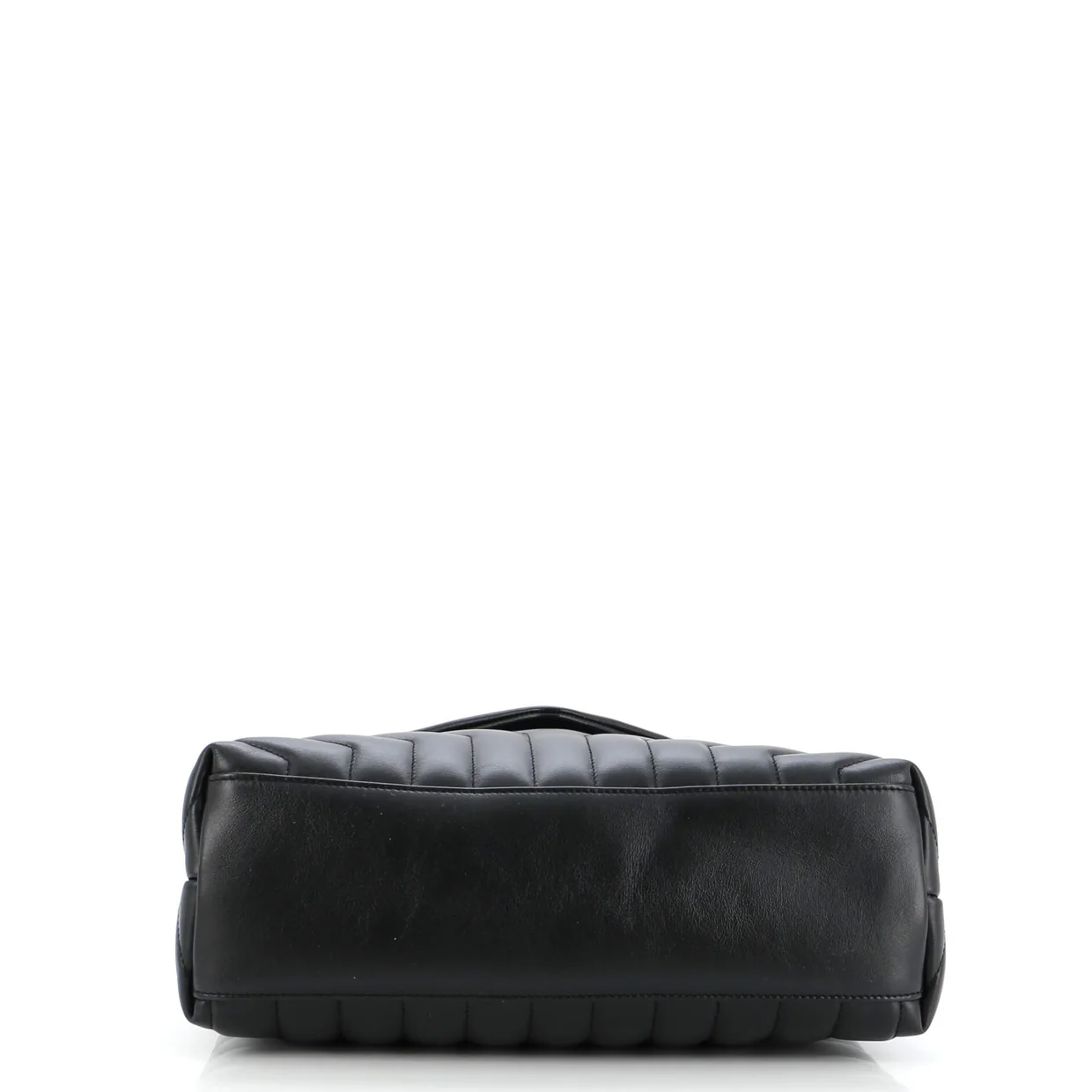 Loulou Shoulder Bag Matelasse Chevron Leather Medium - Deep Luxury