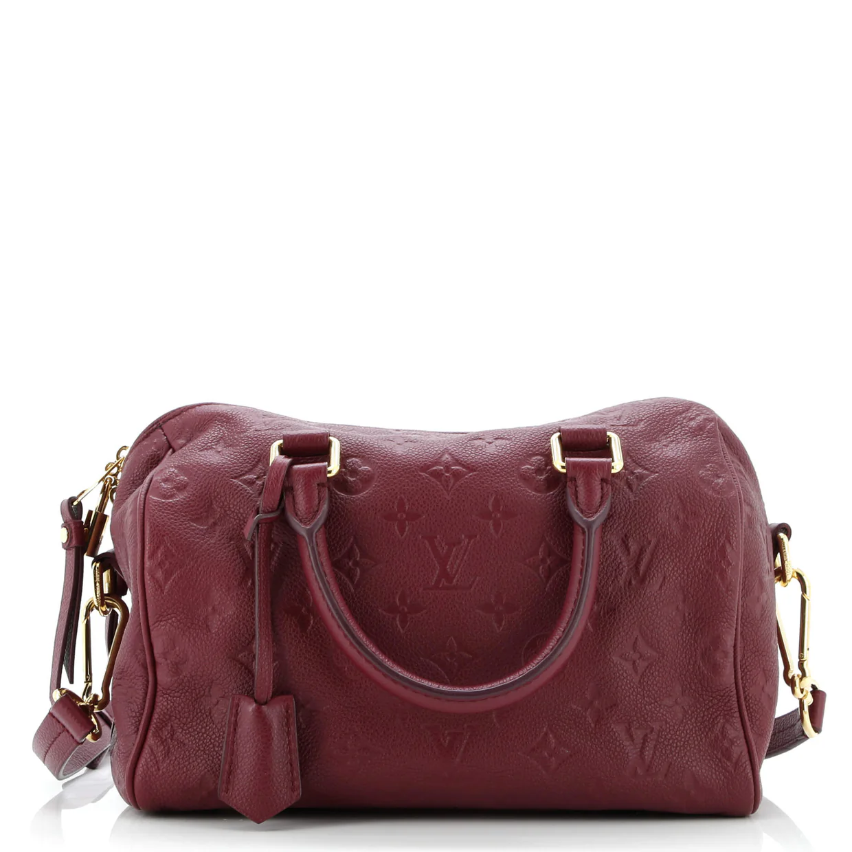 Speedy Bandouliere Bag Monogram Empreinte Leather 25 - Deep Luxury