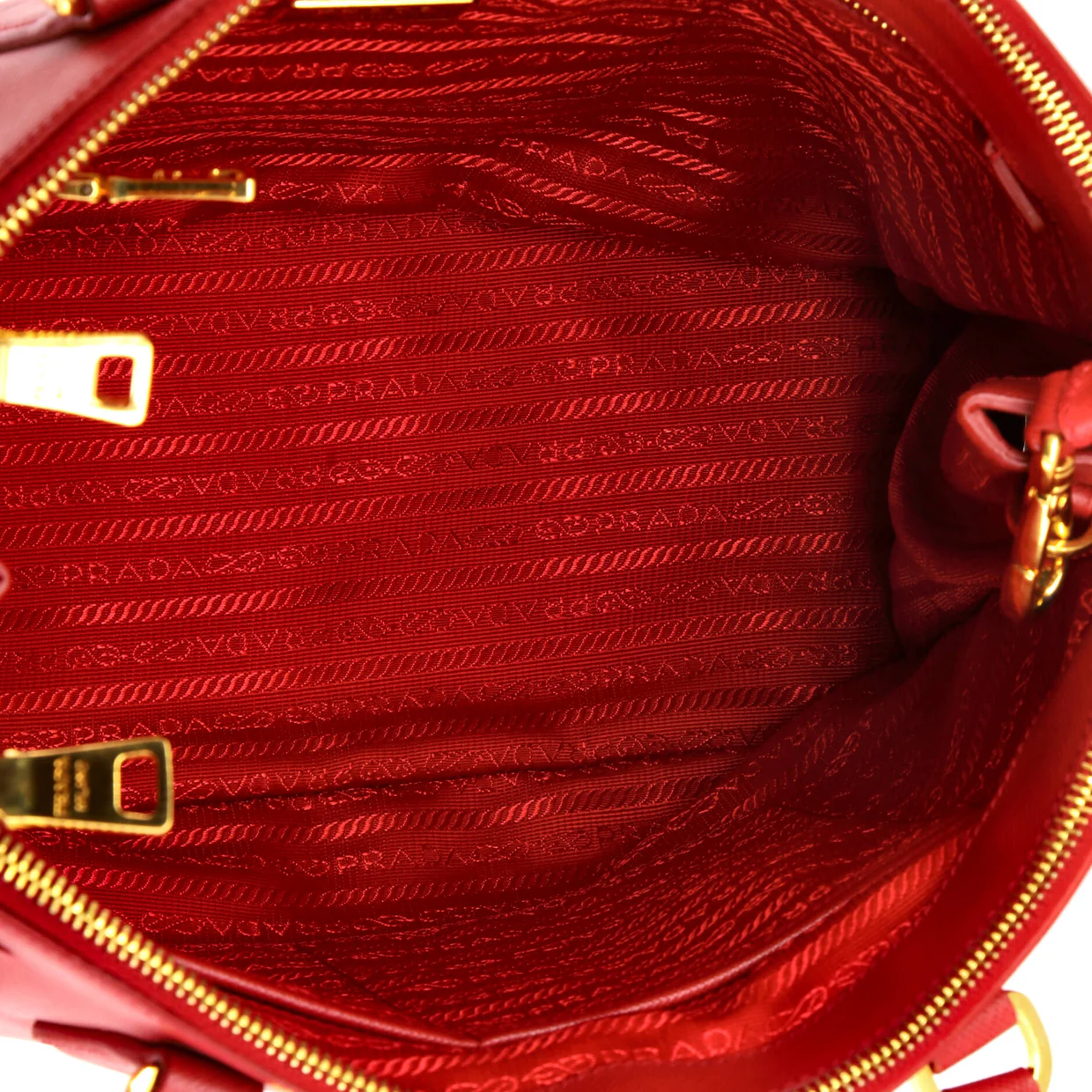 Double Zip Lux Tote Saffiano Leather Medium - Deep Luxury