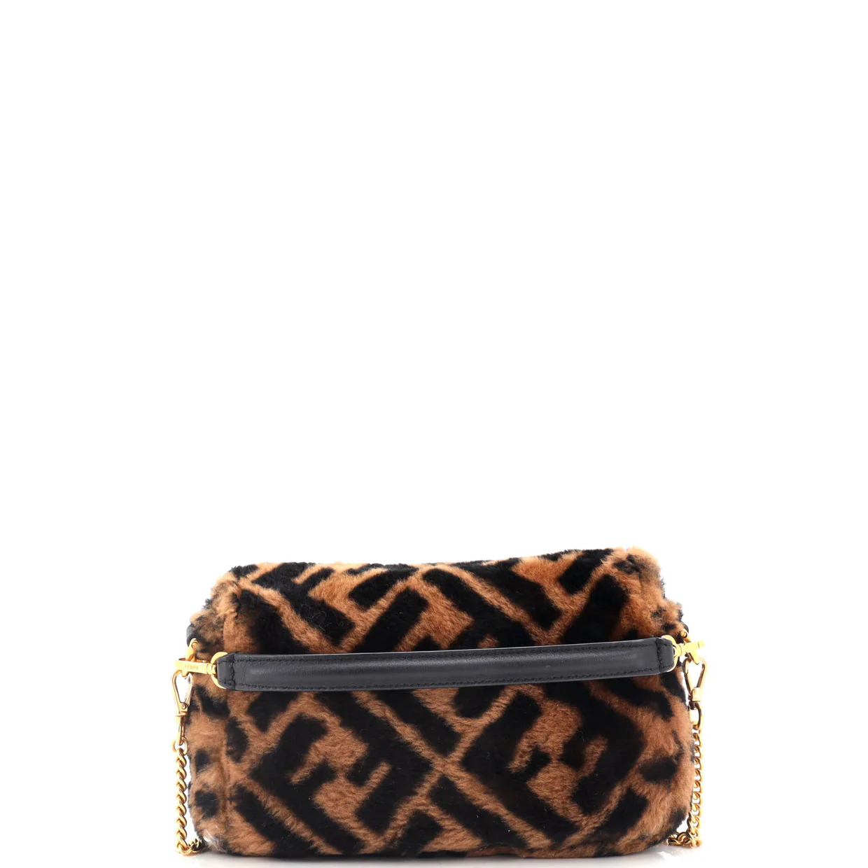 Baguette NM Bag Zucca Shearling Mini - Deep Luxury