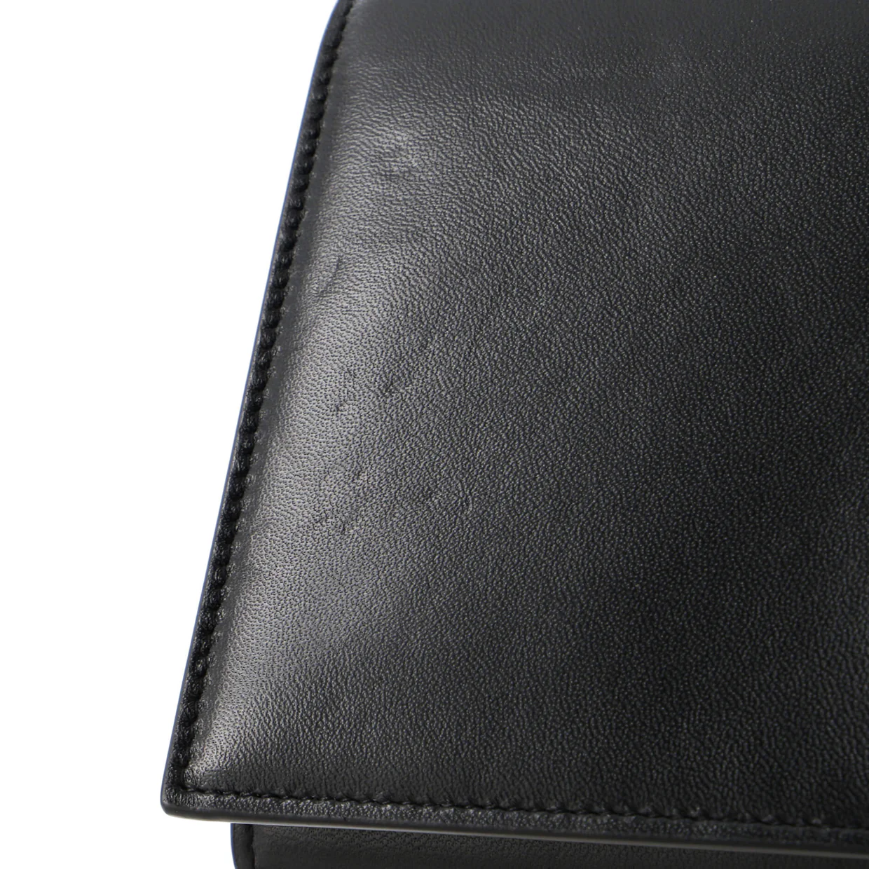 Classic Monogram Wallet on Chain Leather Small - Deep Luxury