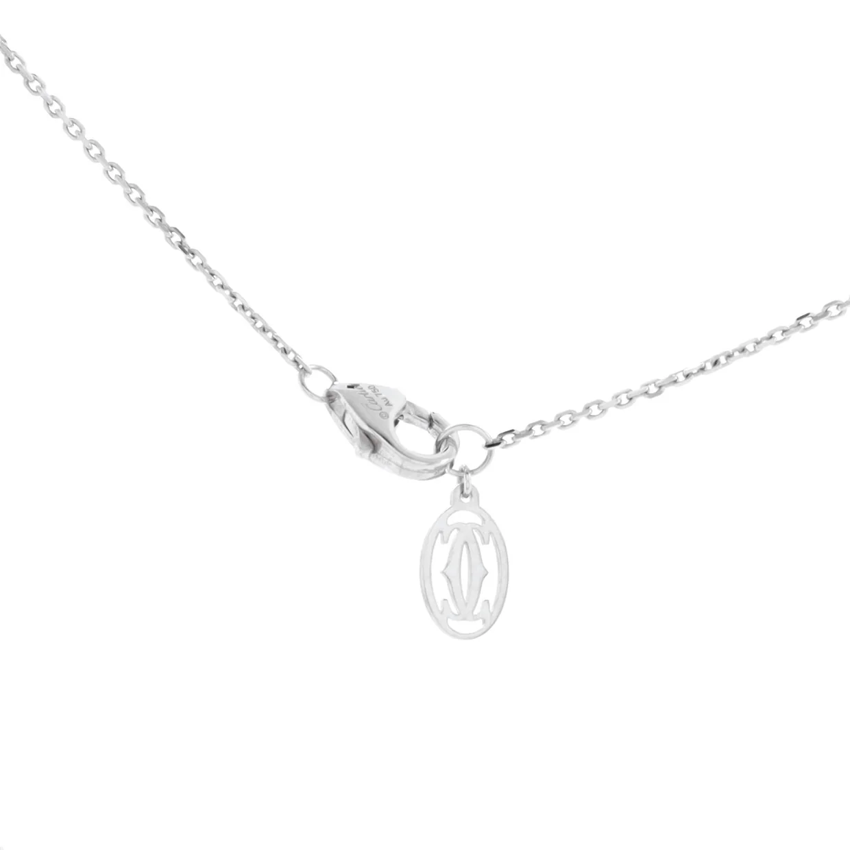 D'Amour Pendant Necklace 18K White Gold and Diamond XS - Deep Luxury