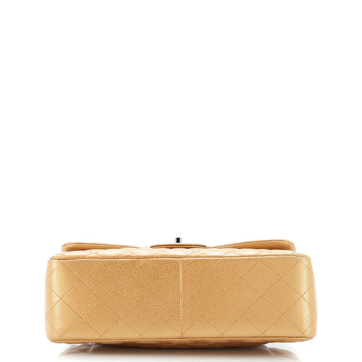 Classic Double Flap Bag Quilted Metallic Caviar Jumbo - Deep Luxury